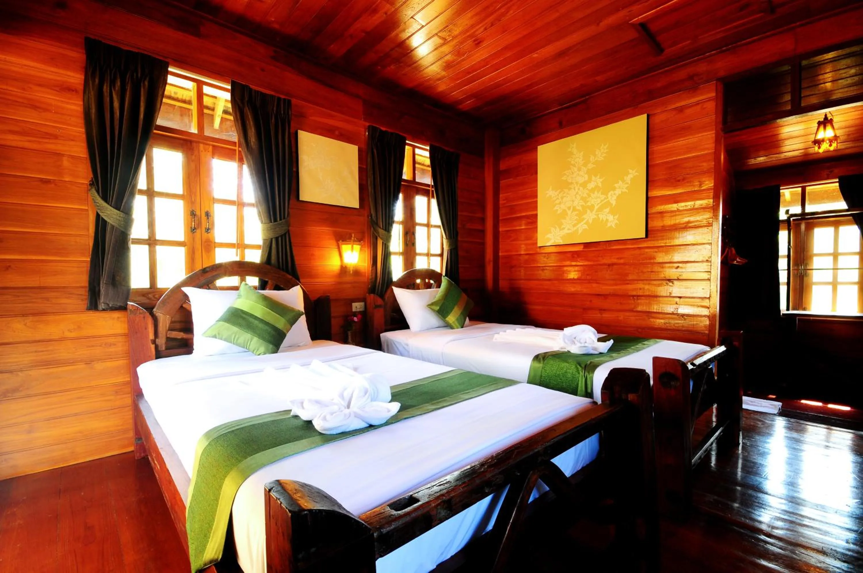 Bedroom, Bed in Aurora Resort Kanchanaburi