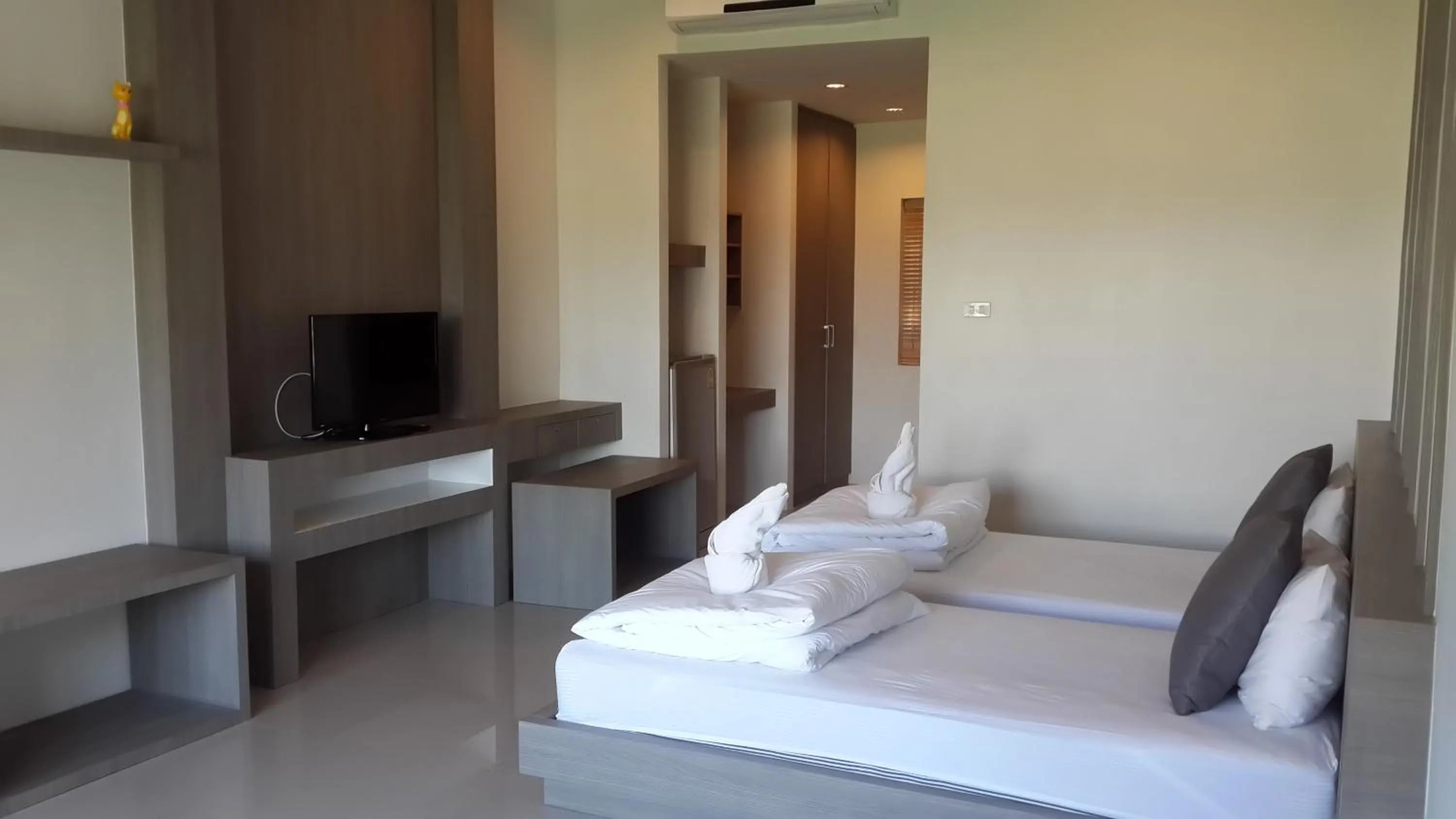 Bedroom, Bed in Aurora Resort Kanchanaburi