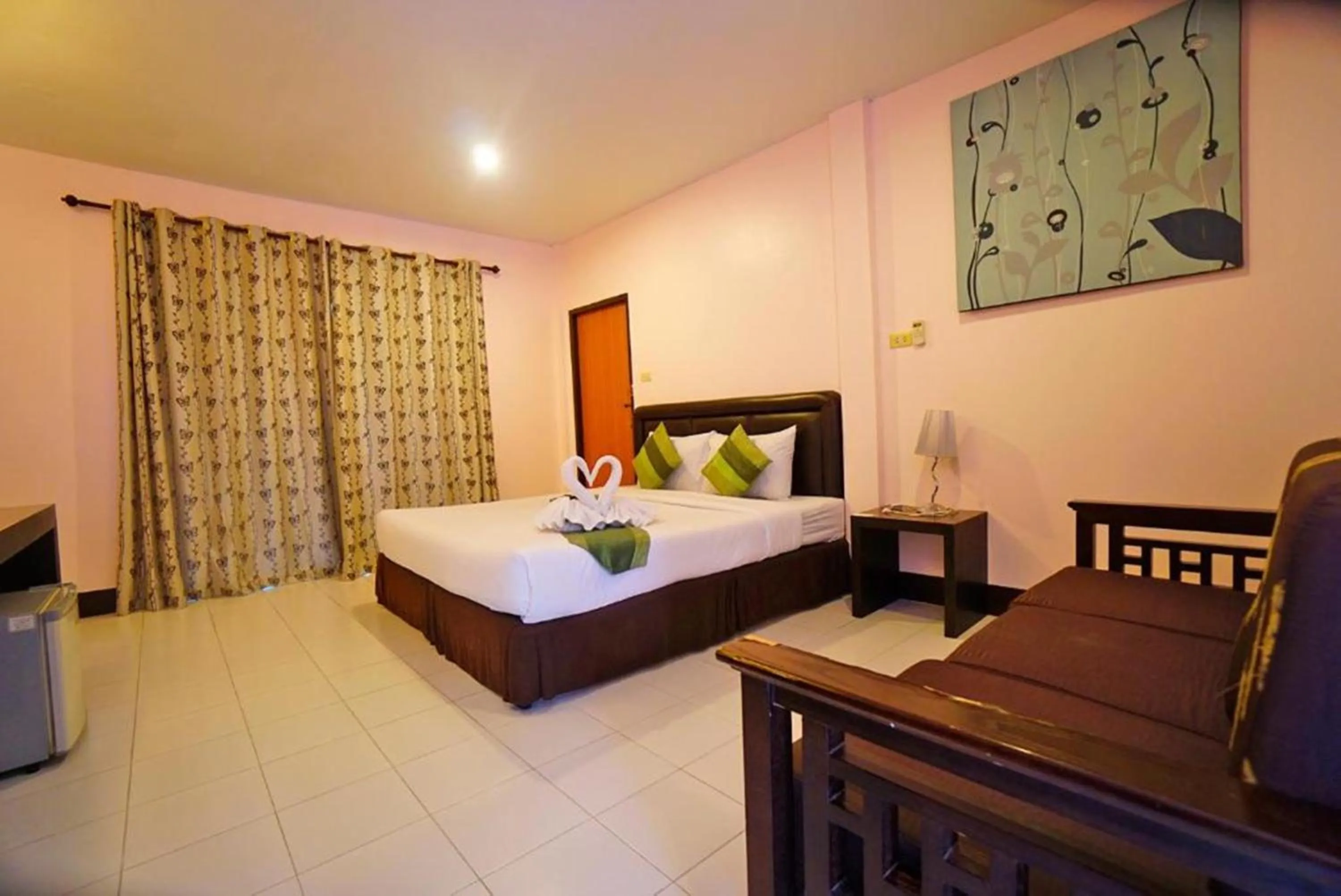 Bedroom, Bed in Aurora Resort Kanchanaburi