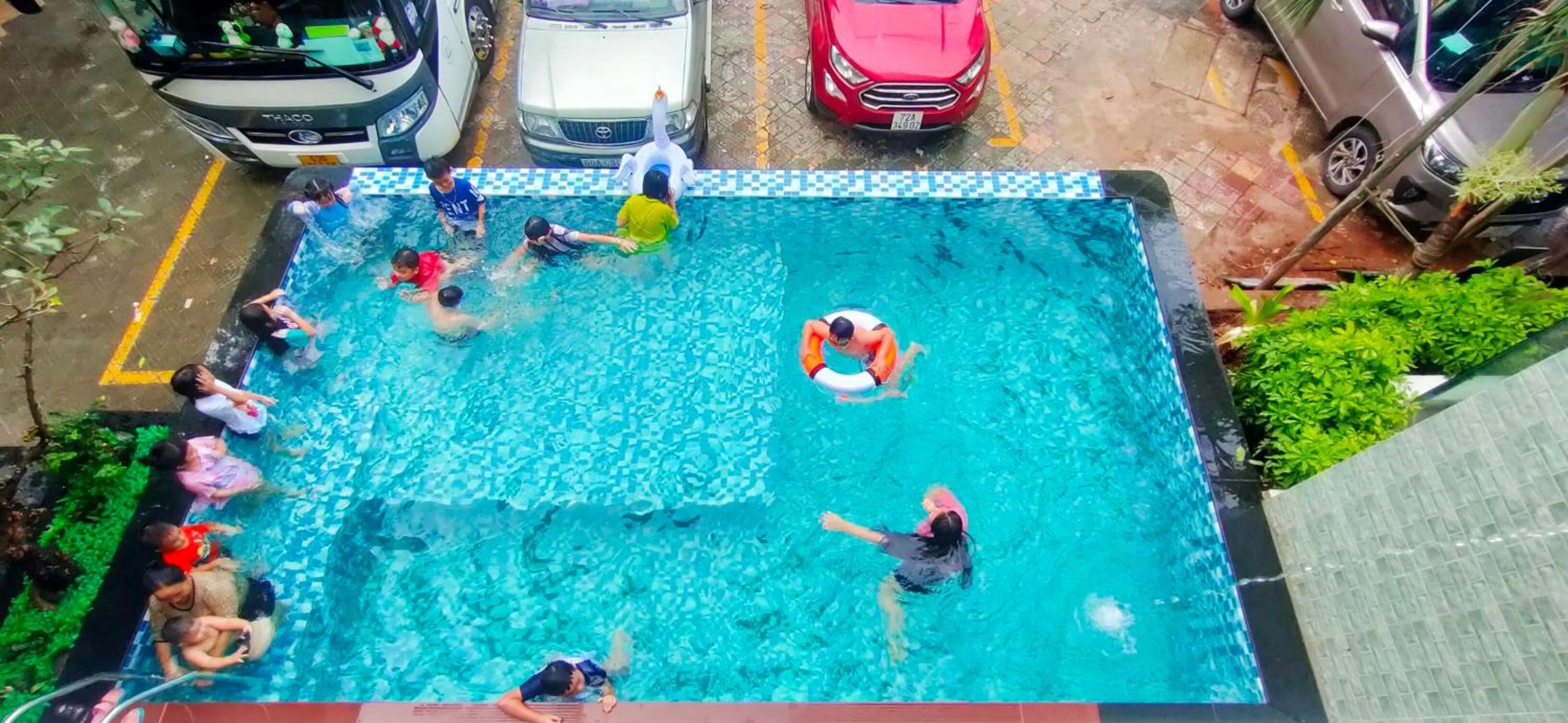 Swimming pool in Kieu Anh Hotel Vung Tau