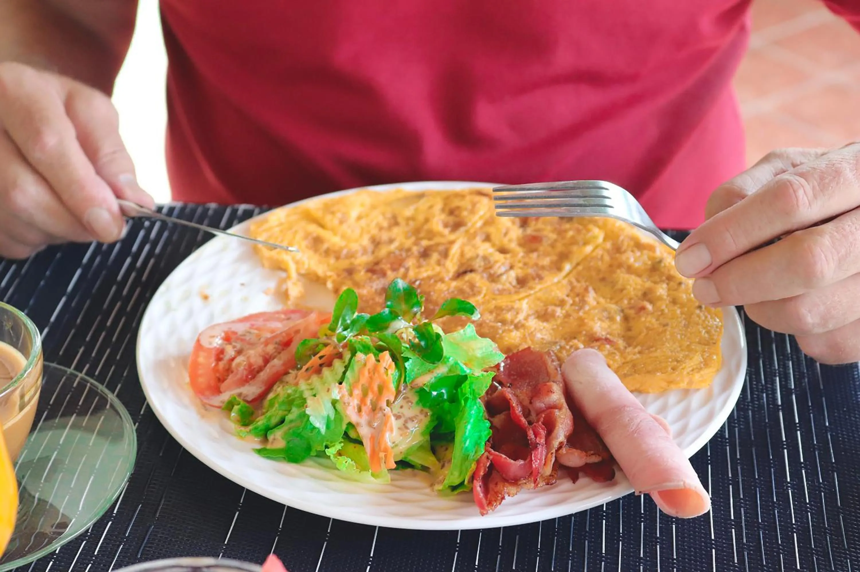 Dining area in Ban Lakkham River View