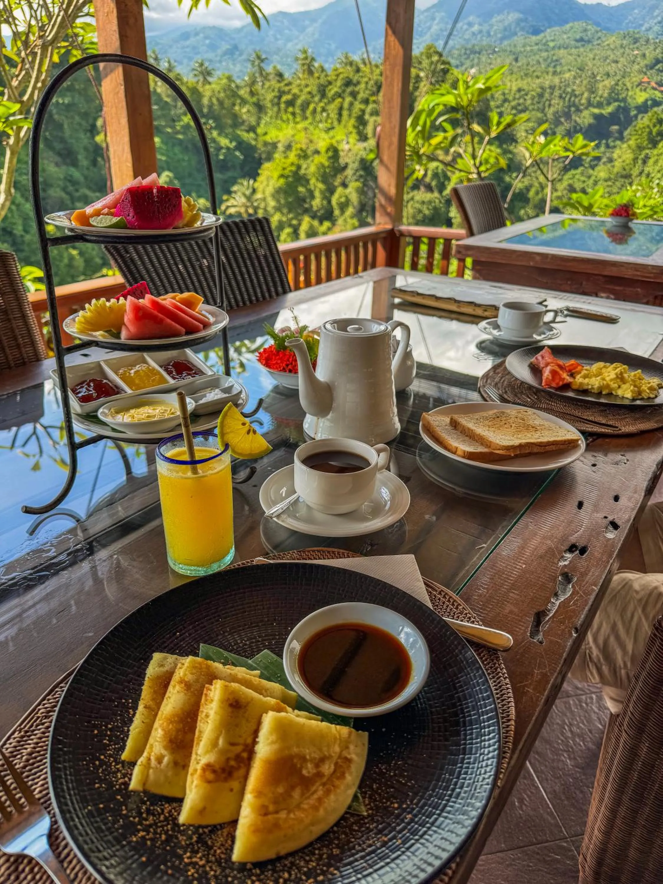 Breakfast in Shanti Natural Panorama View Hotel