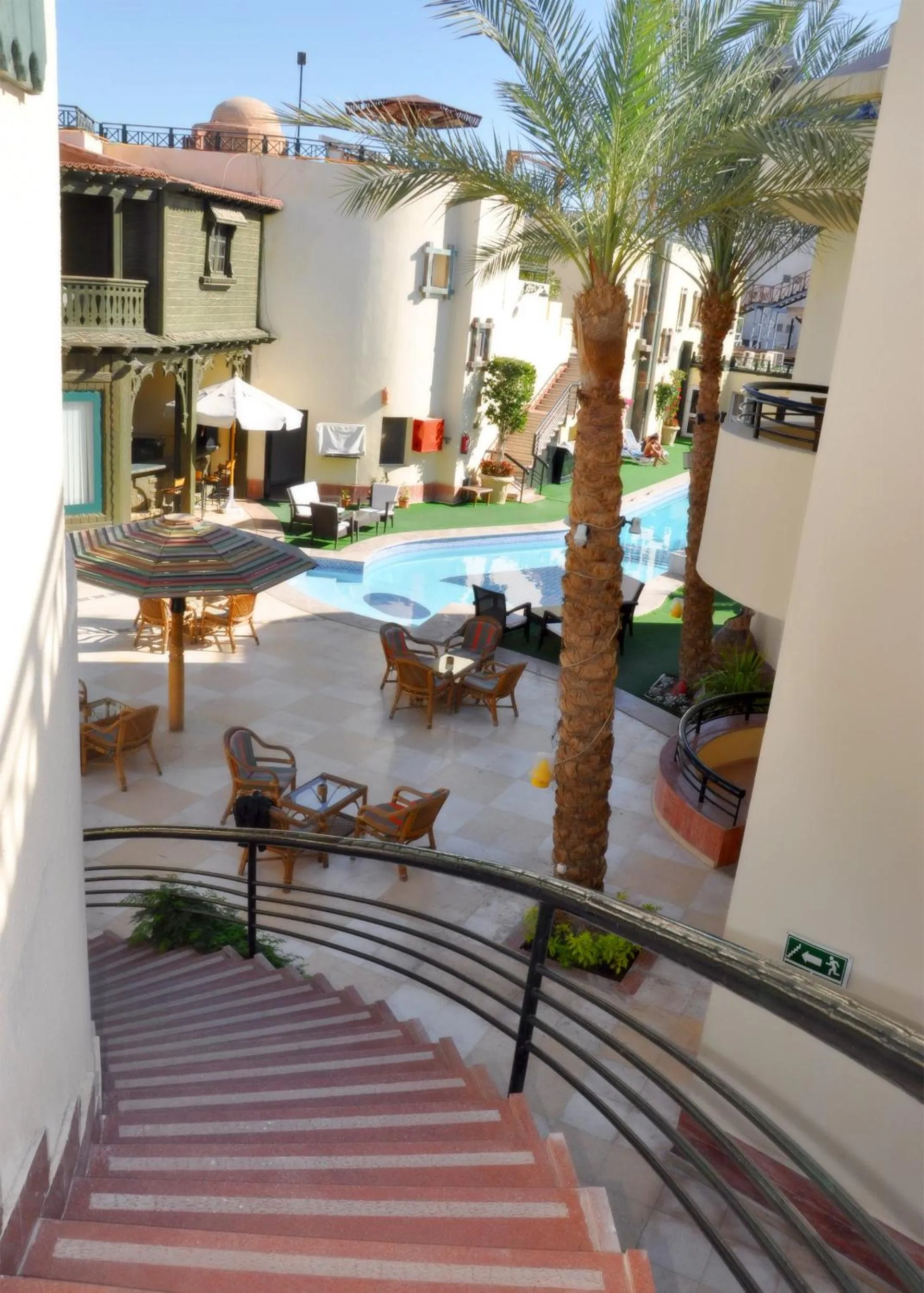 Swimming pool in Naama Inn Hotel