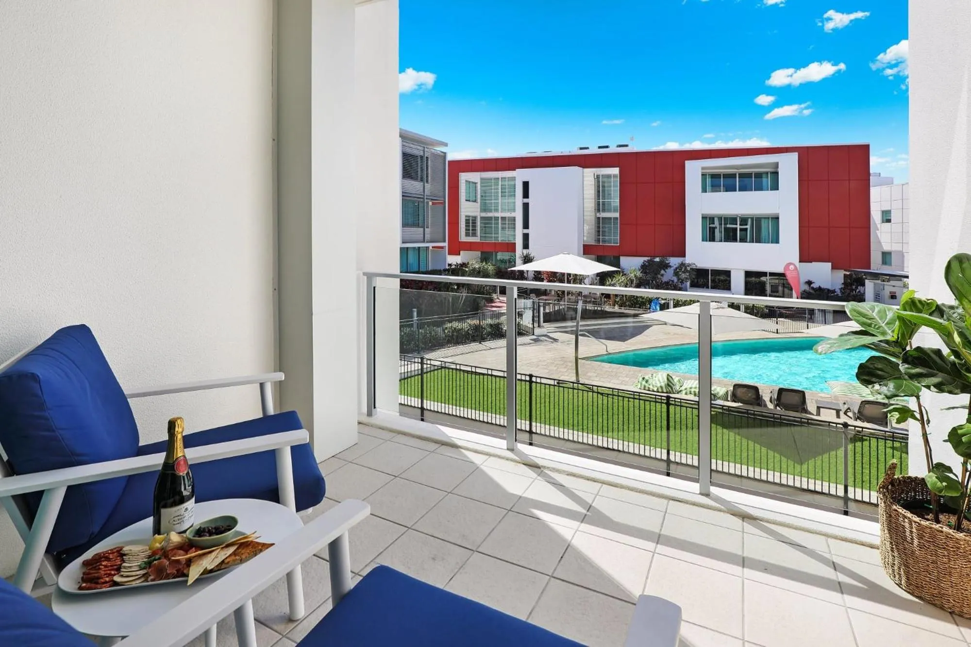 Balcony/Terrace in Element on Coolum Beachfront Sunshine Coast