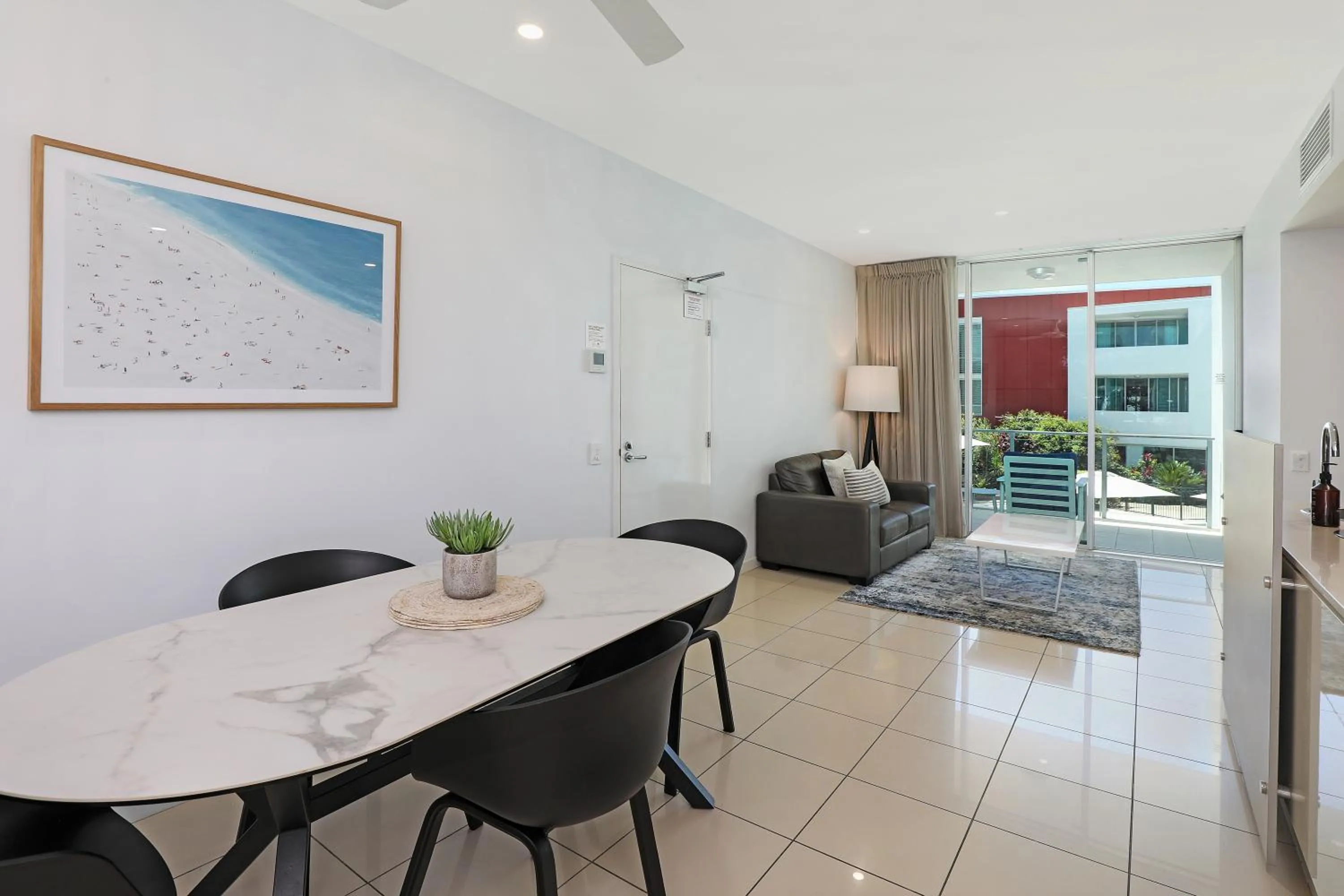 Living room in Element on Coolum Beachfront Sunshine Coast