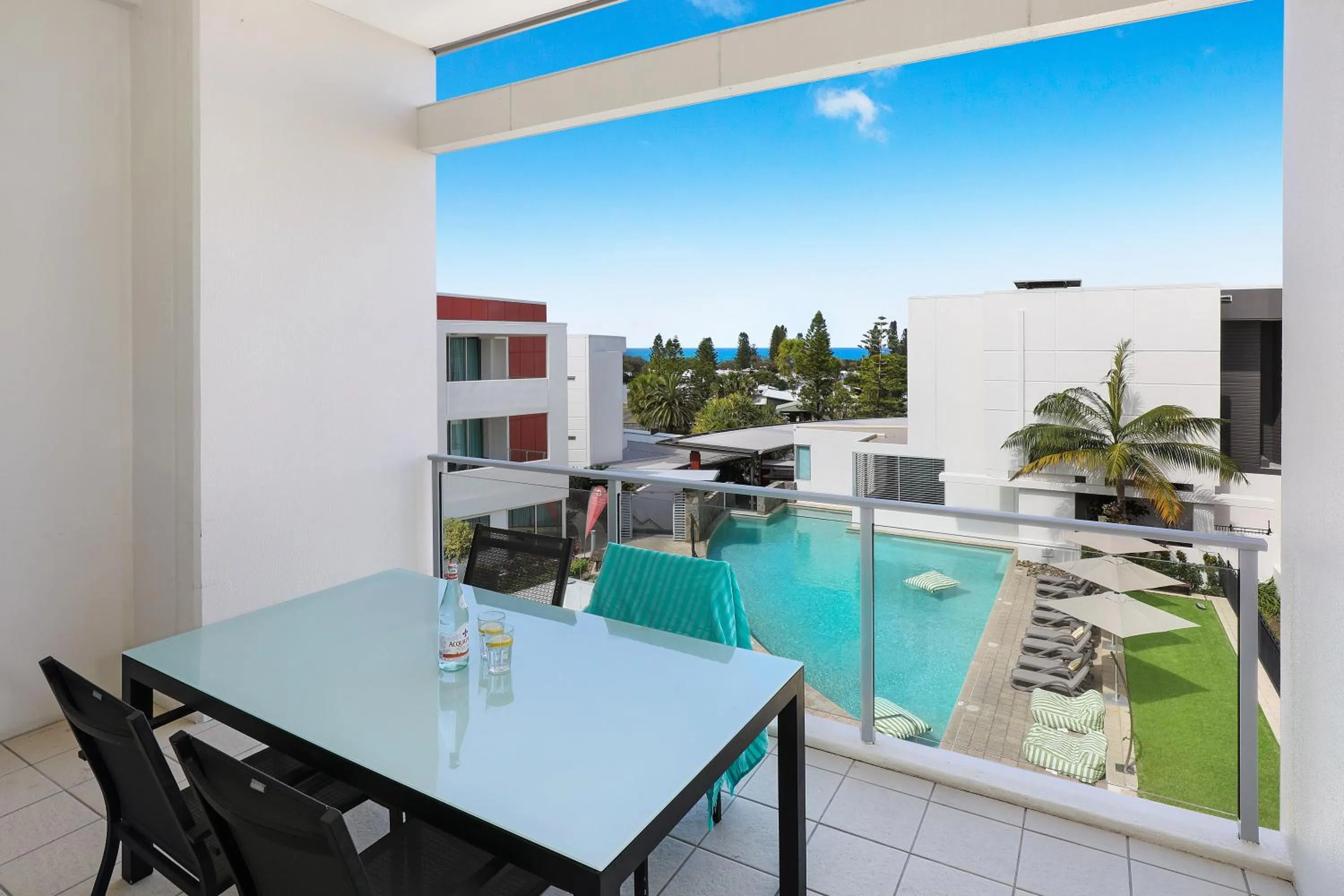 Pool view in Element on Coolum Beachfront Sunshine Coast