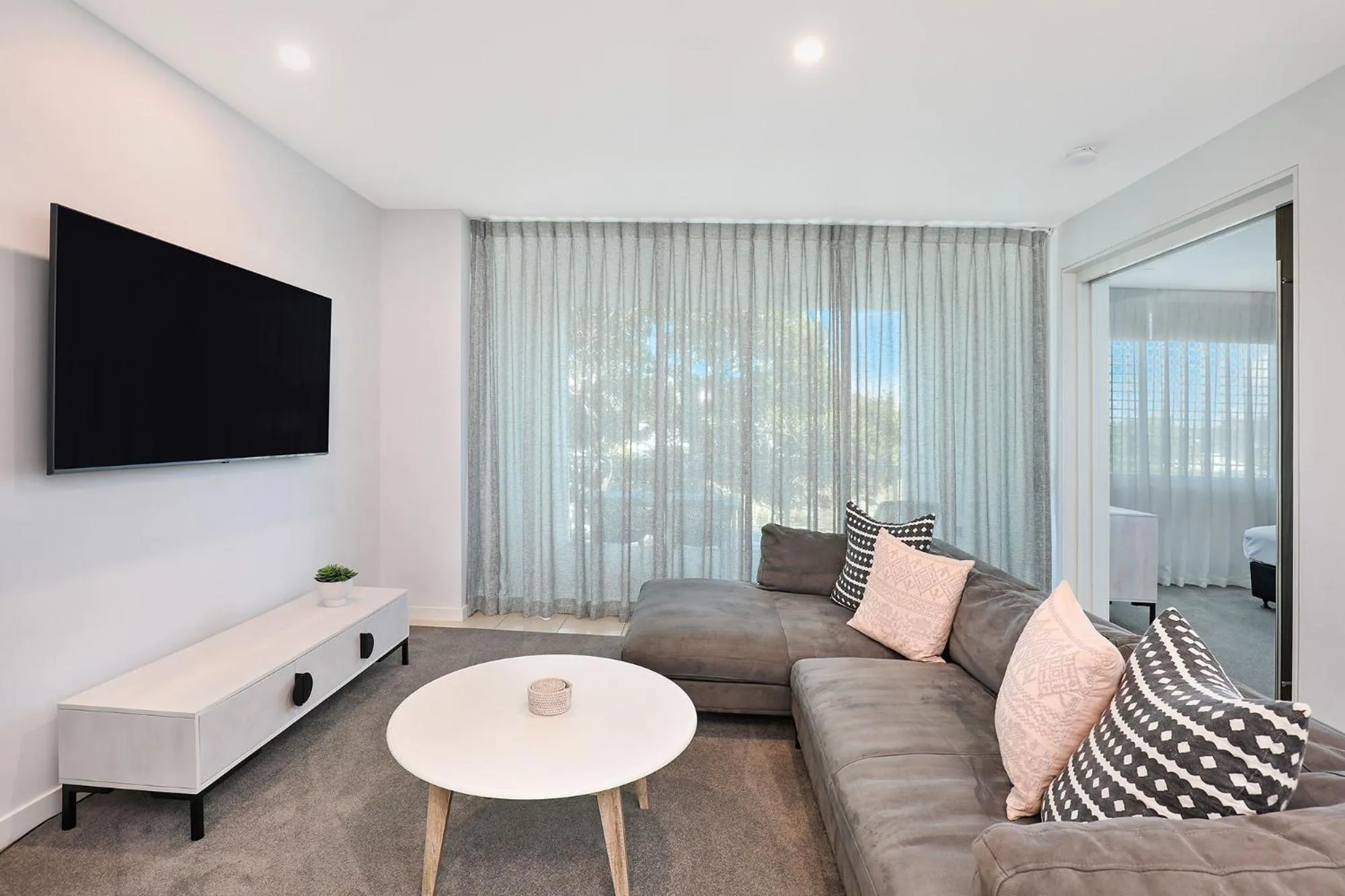 Living room in Element on Coolum Beachfront Sunshine Coast