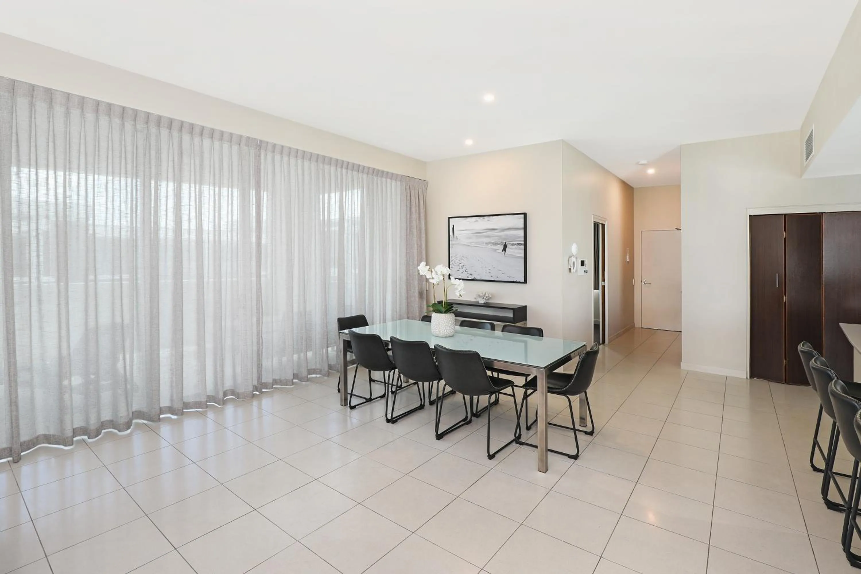 Dining area in Element on Coolum Beachfront Sunshine Coast