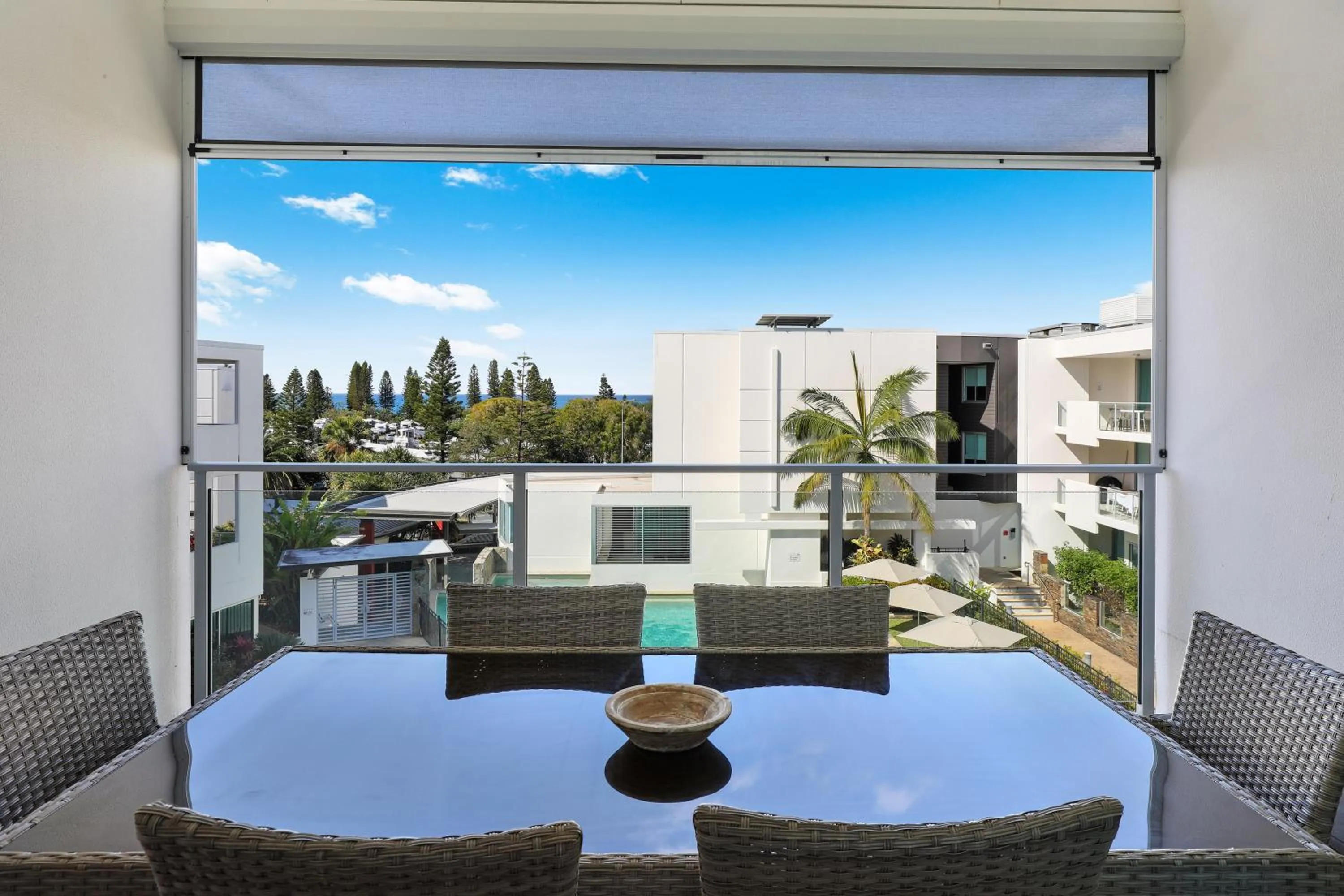 Balcony/Terrace in Element on Coolum Beachfront Sunshine Coast