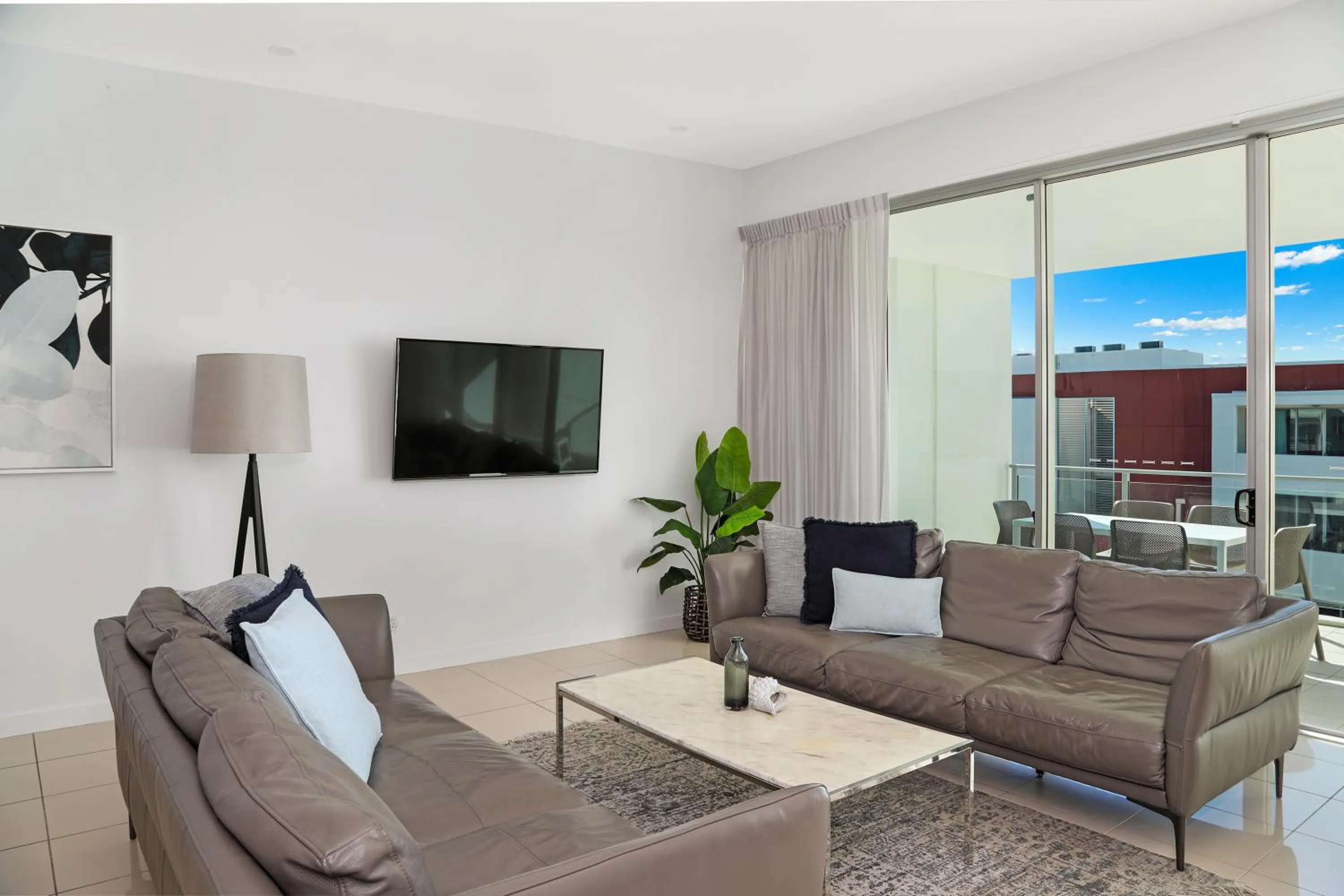 Living room in Element on Coolum Beachfront Sunshine Coast