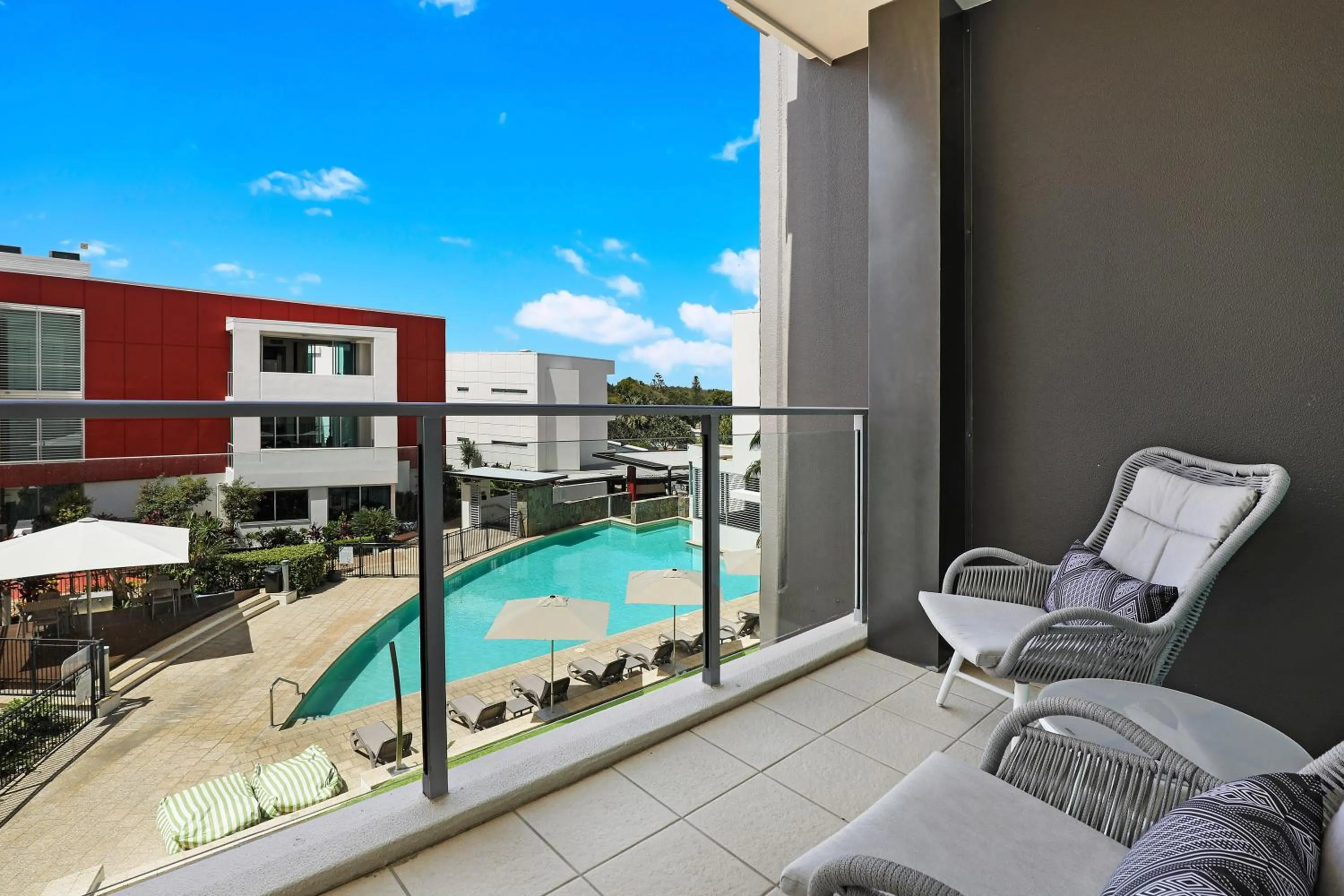 Balcony/Terrace in Element on Coolum Beachfront Sunshine Coast