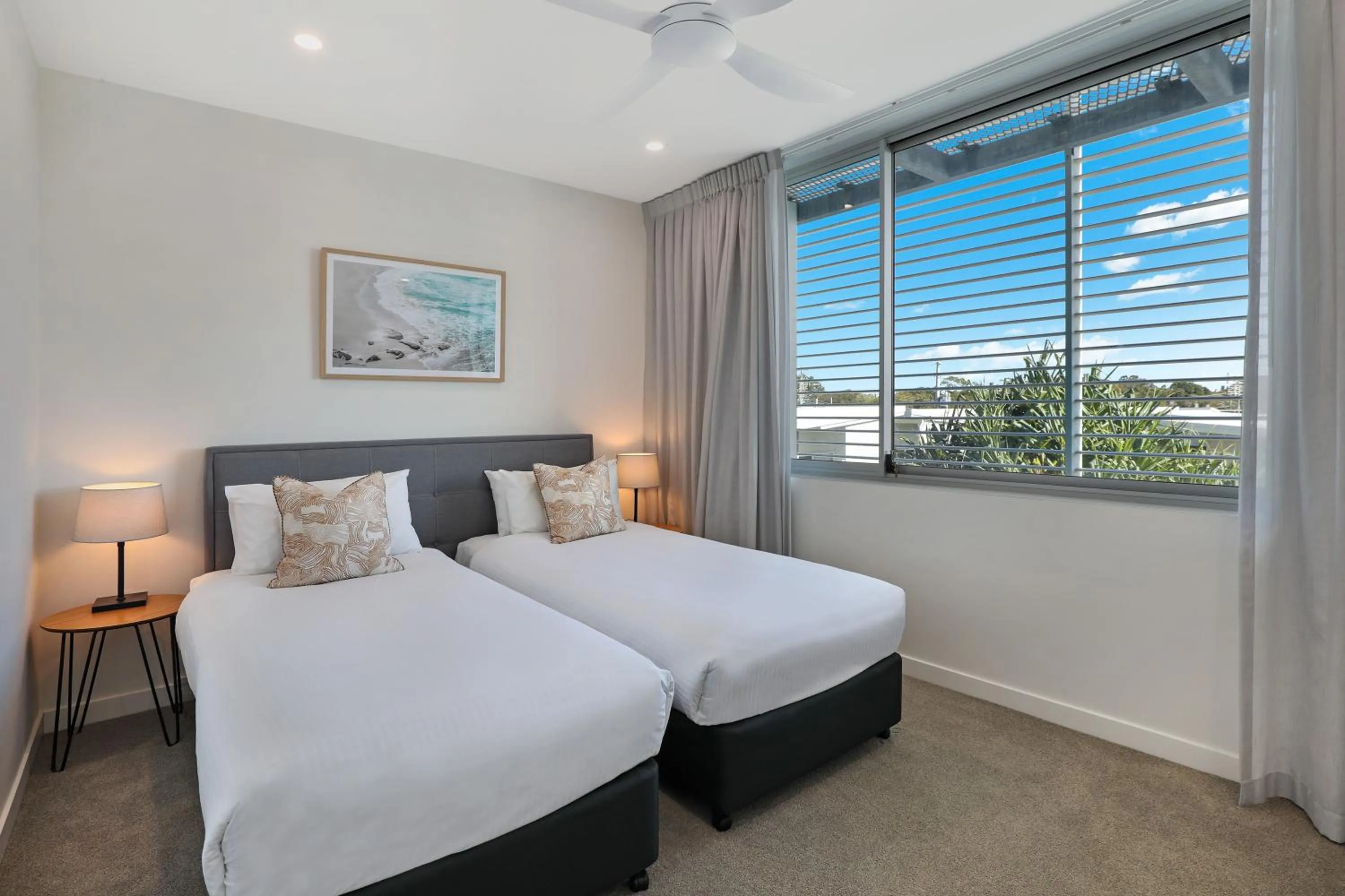 Bedroom, Bed in Element on Coolum Beachfront Sunshine Coast