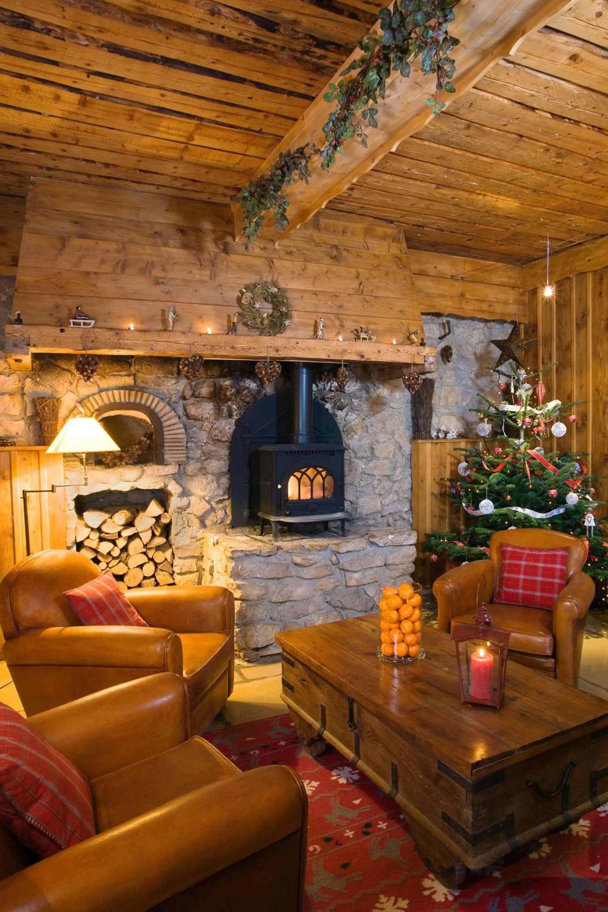 Lobby or reception in Lodge Hotel Les Rousses