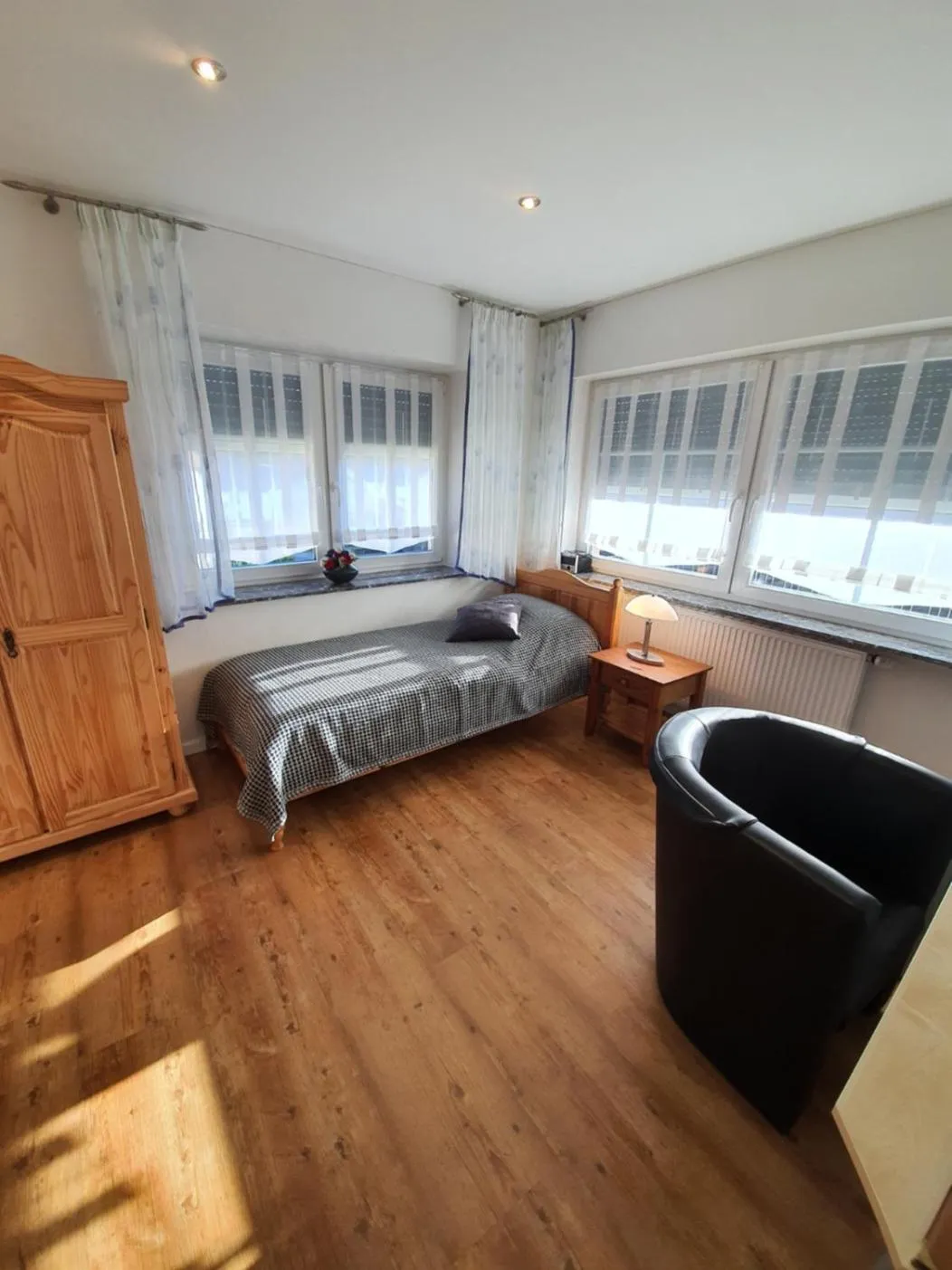 Bed in Landhaus Warndtwald Dependance