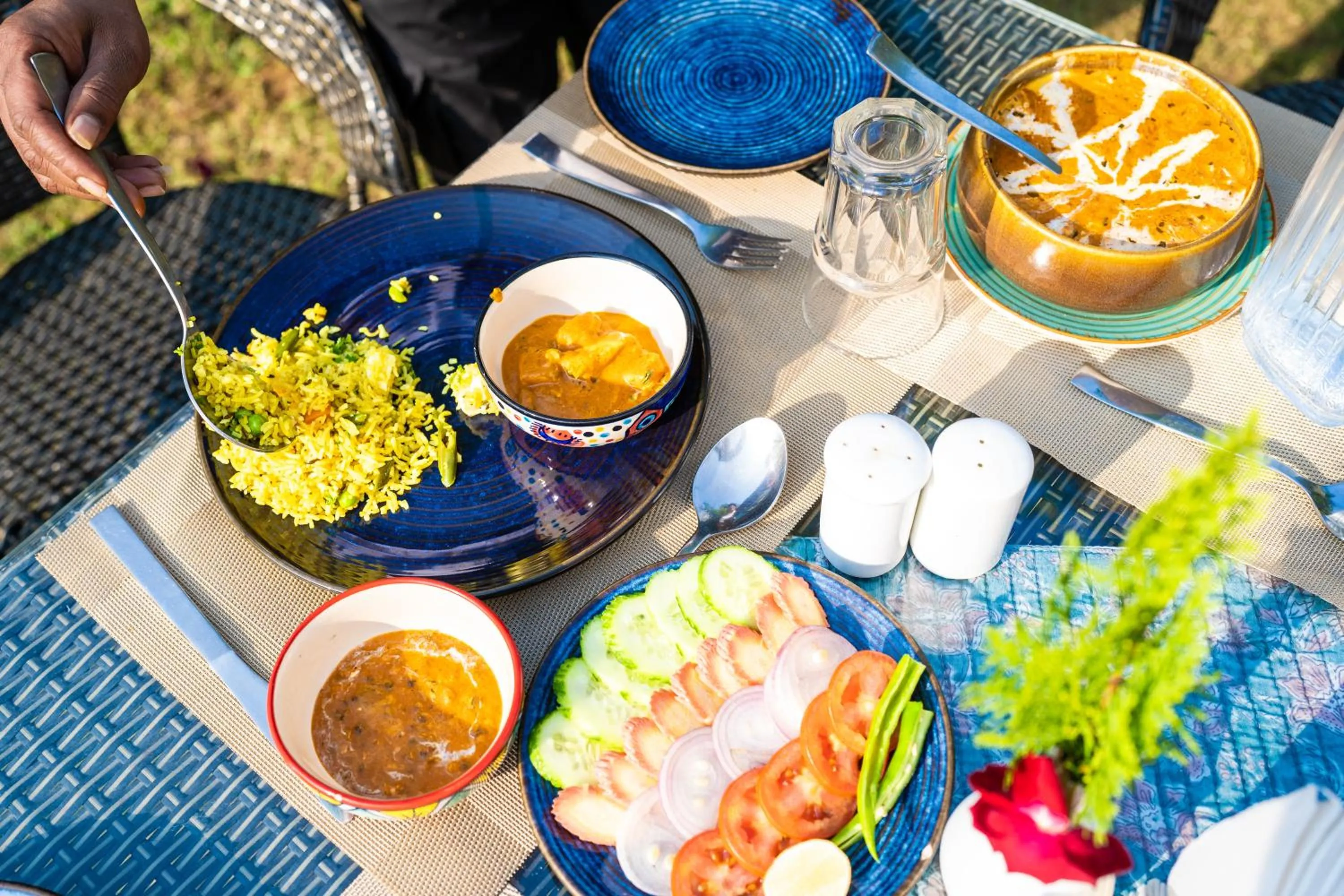 Lunch in Paridhi Niwas, Ranthambore- near Tiger Safari Zones 1-5