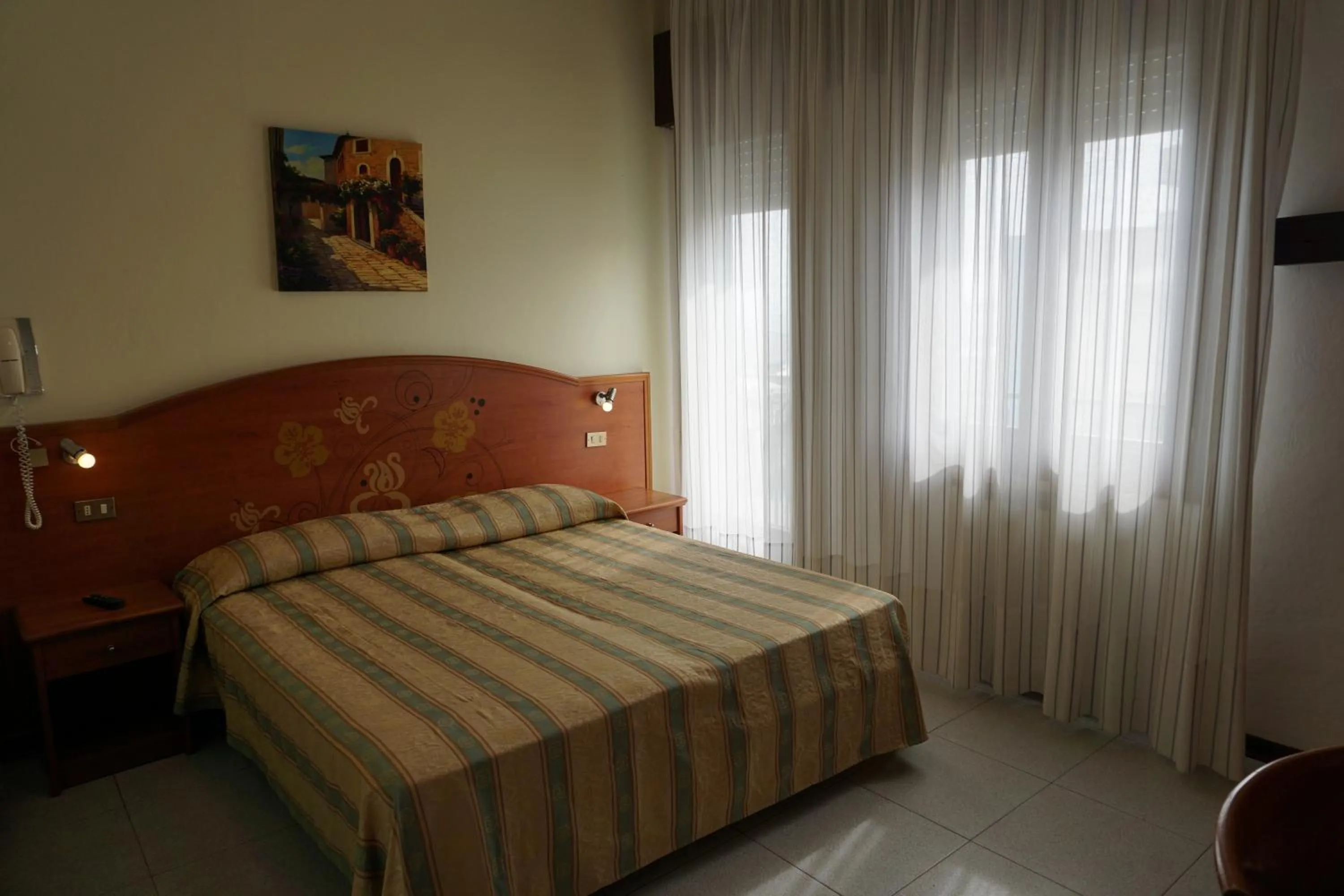 Bed in Hotel Ideal Sottomarina