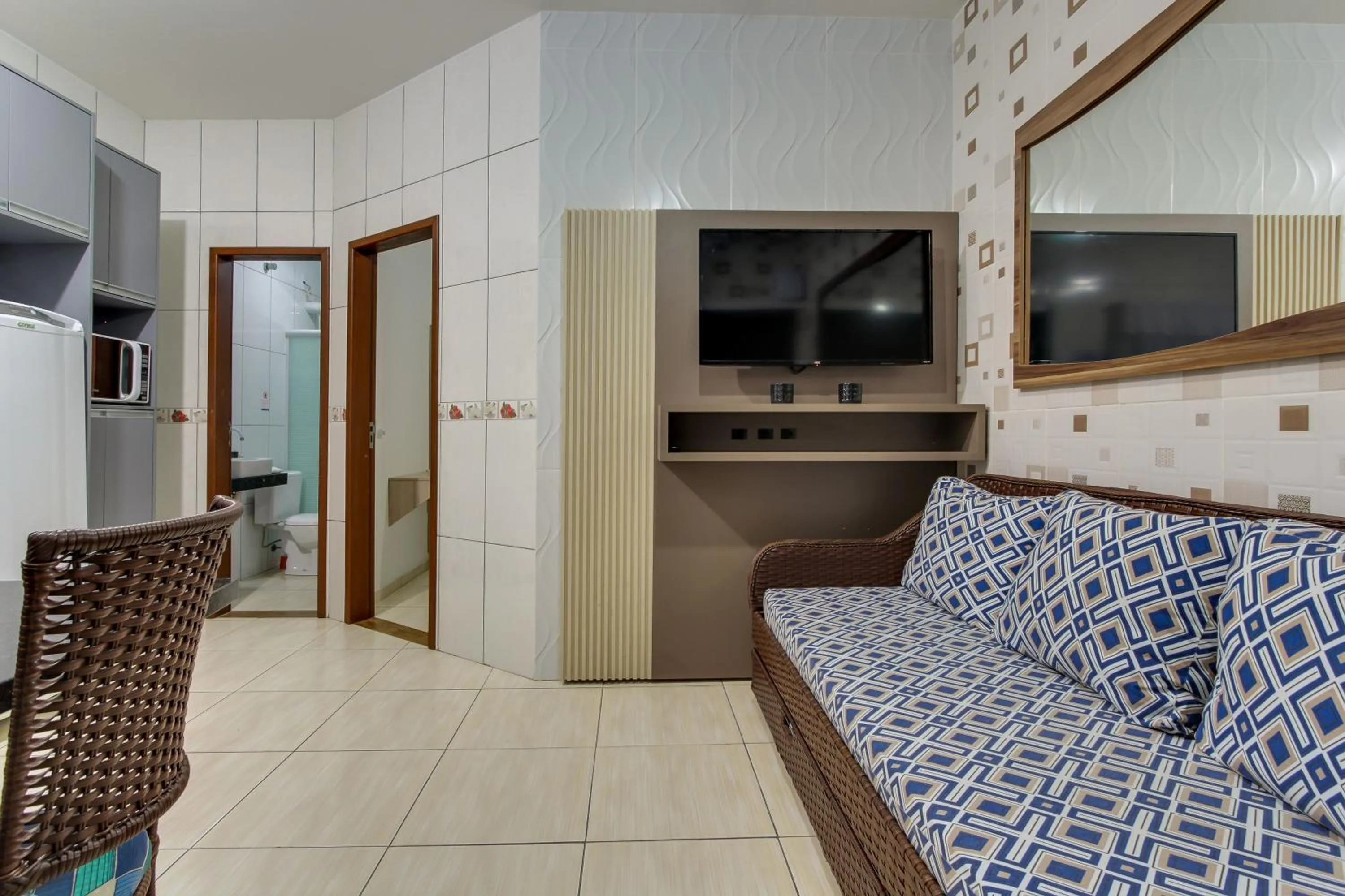 Communal lounge/ TV room in Flat Gean Guilherme - Canasvieiras