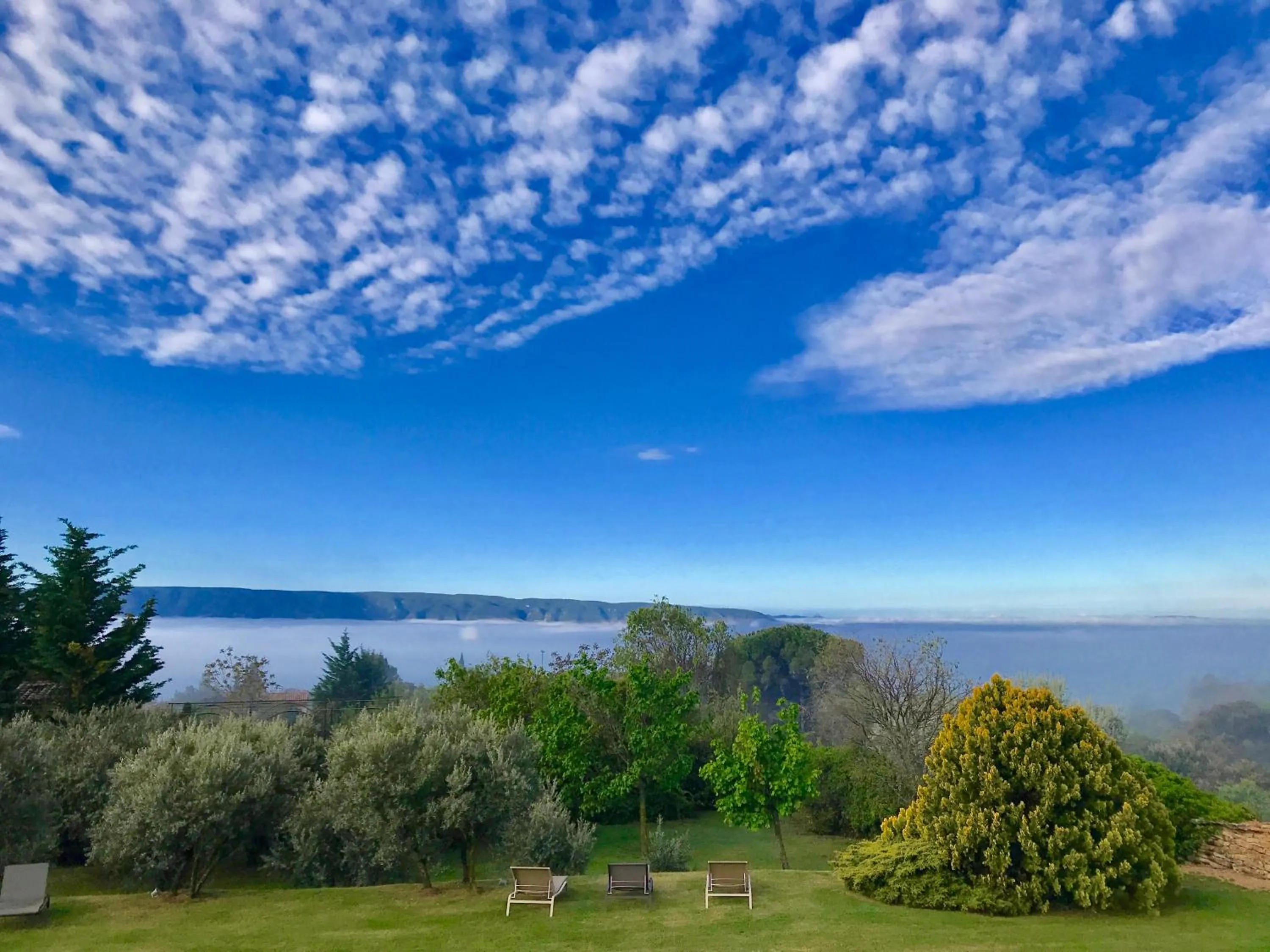 Garden view in Domaine de l'Enclos