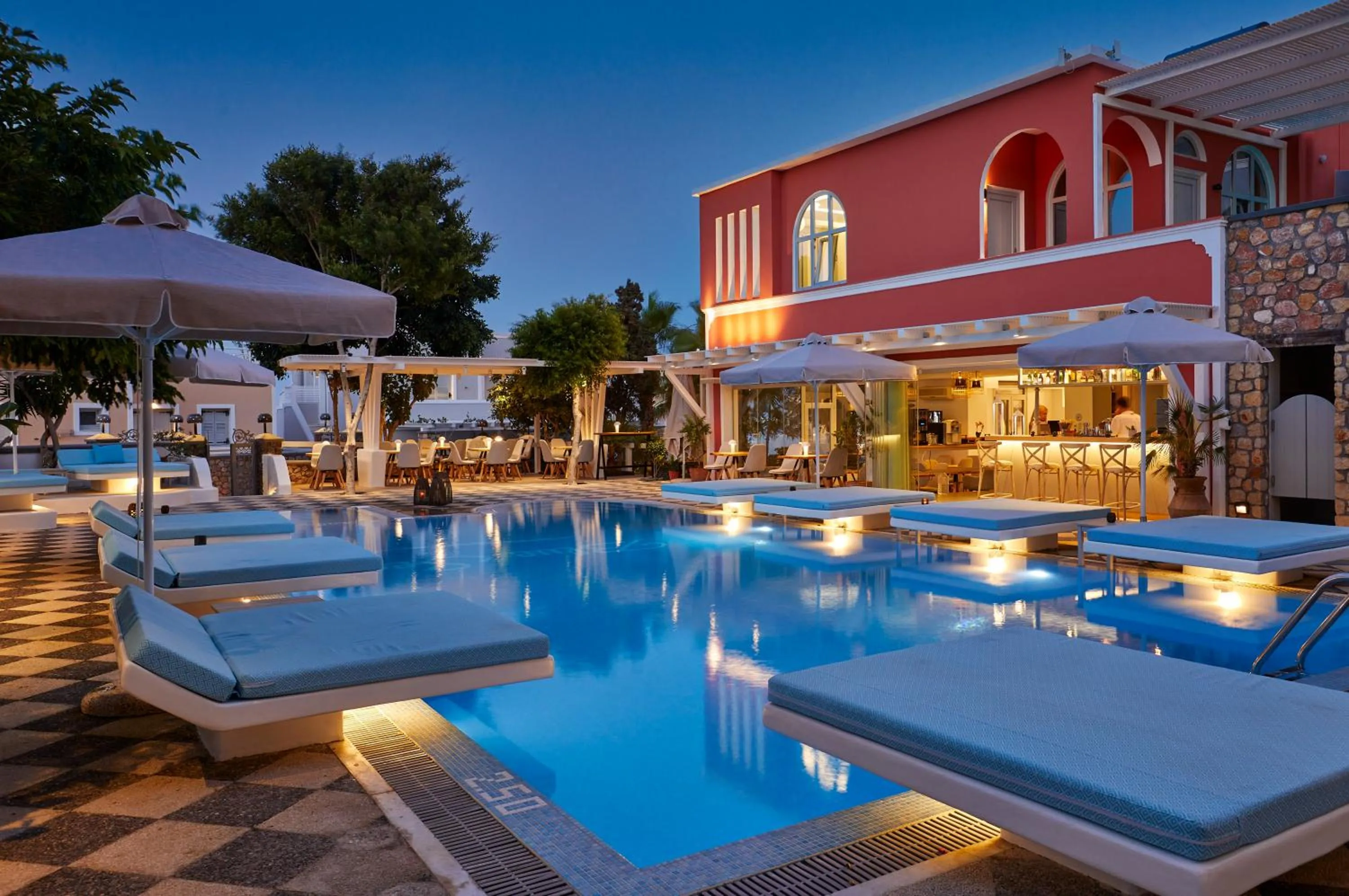 Property building in Blue Sea Hotel