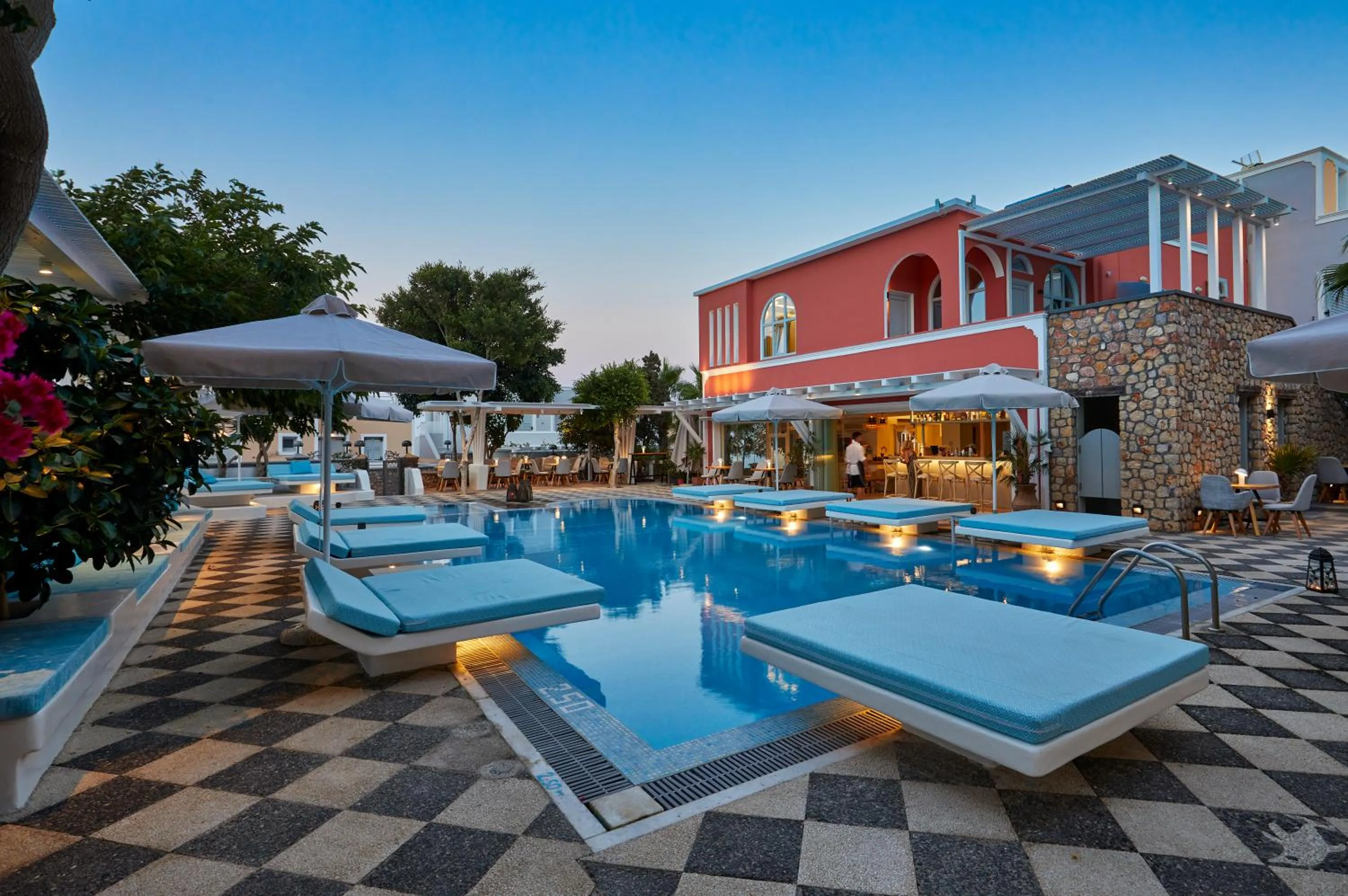 Property building in Blue Sea Hotel