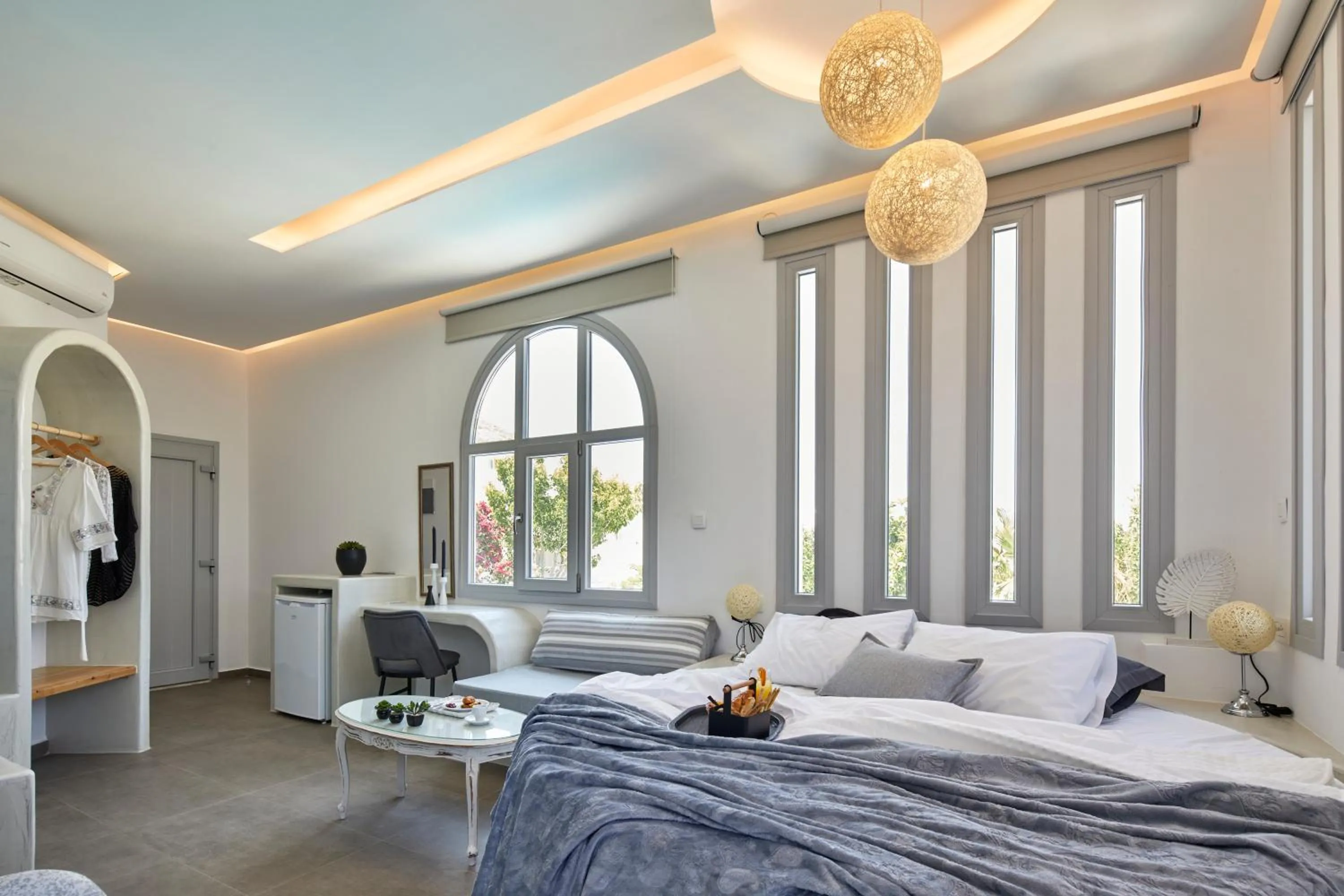 Bed in Blue Sea Hotel