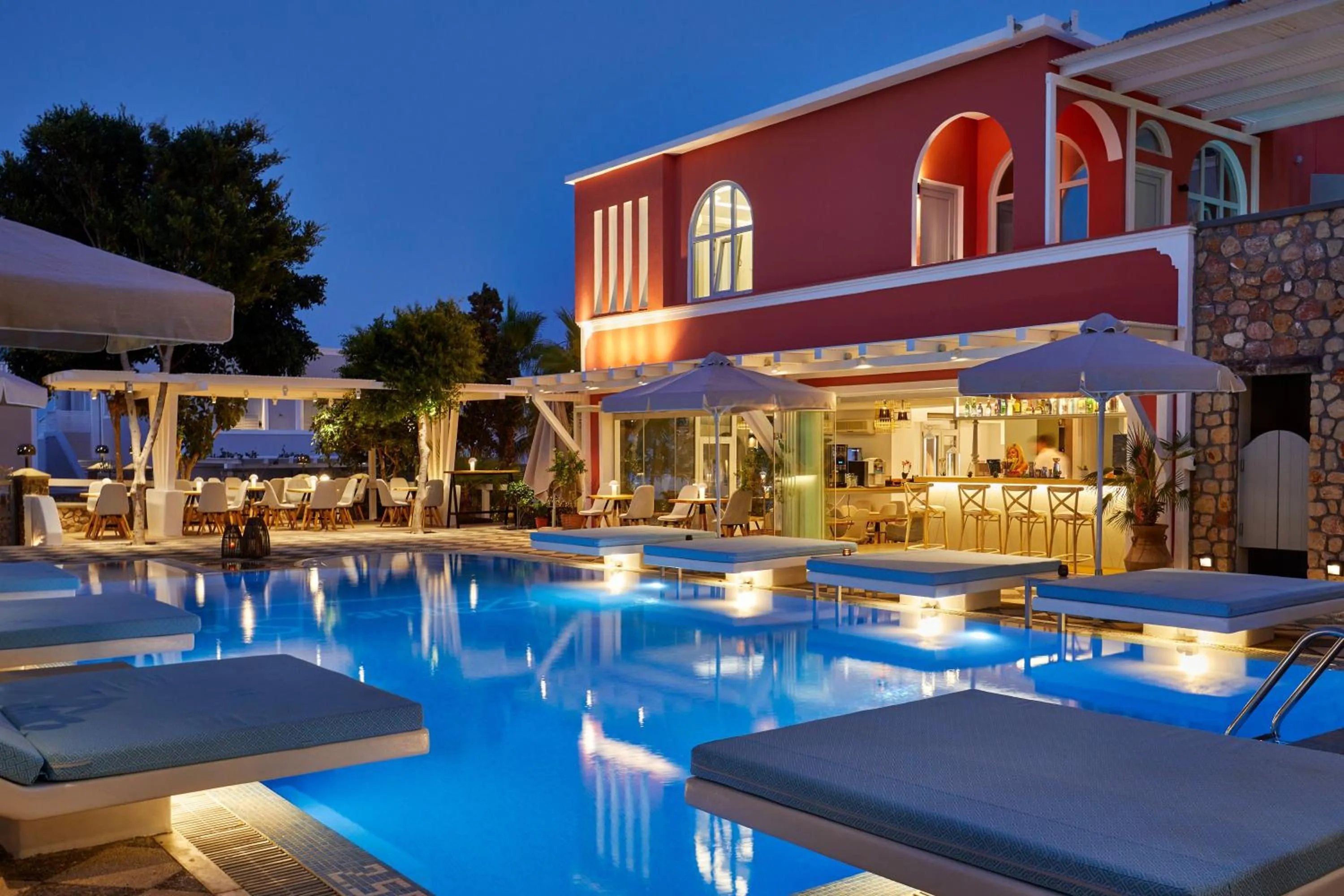 Property building in Blue Sea Hotel