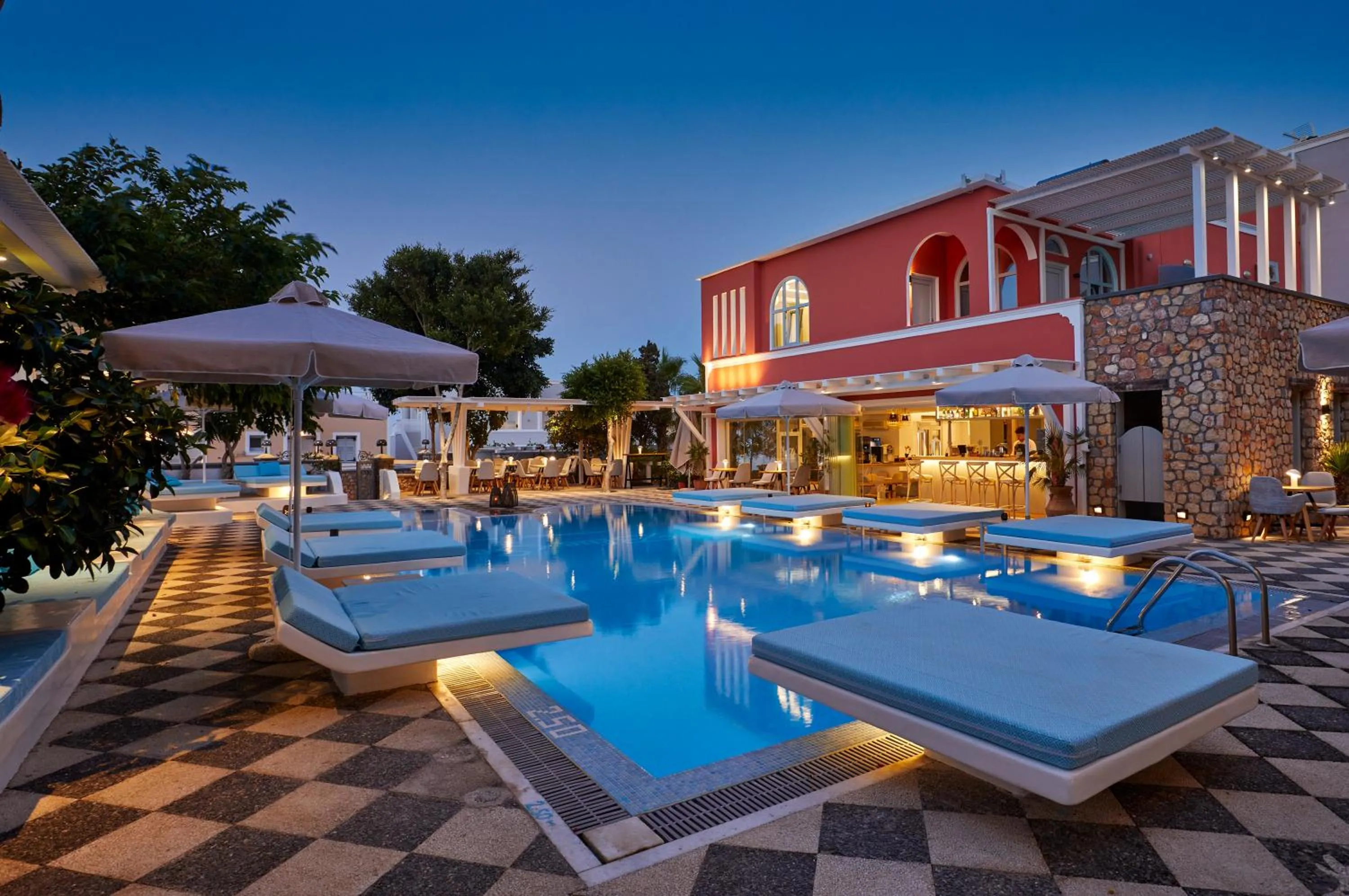 Property building in Blue Sea Hotel