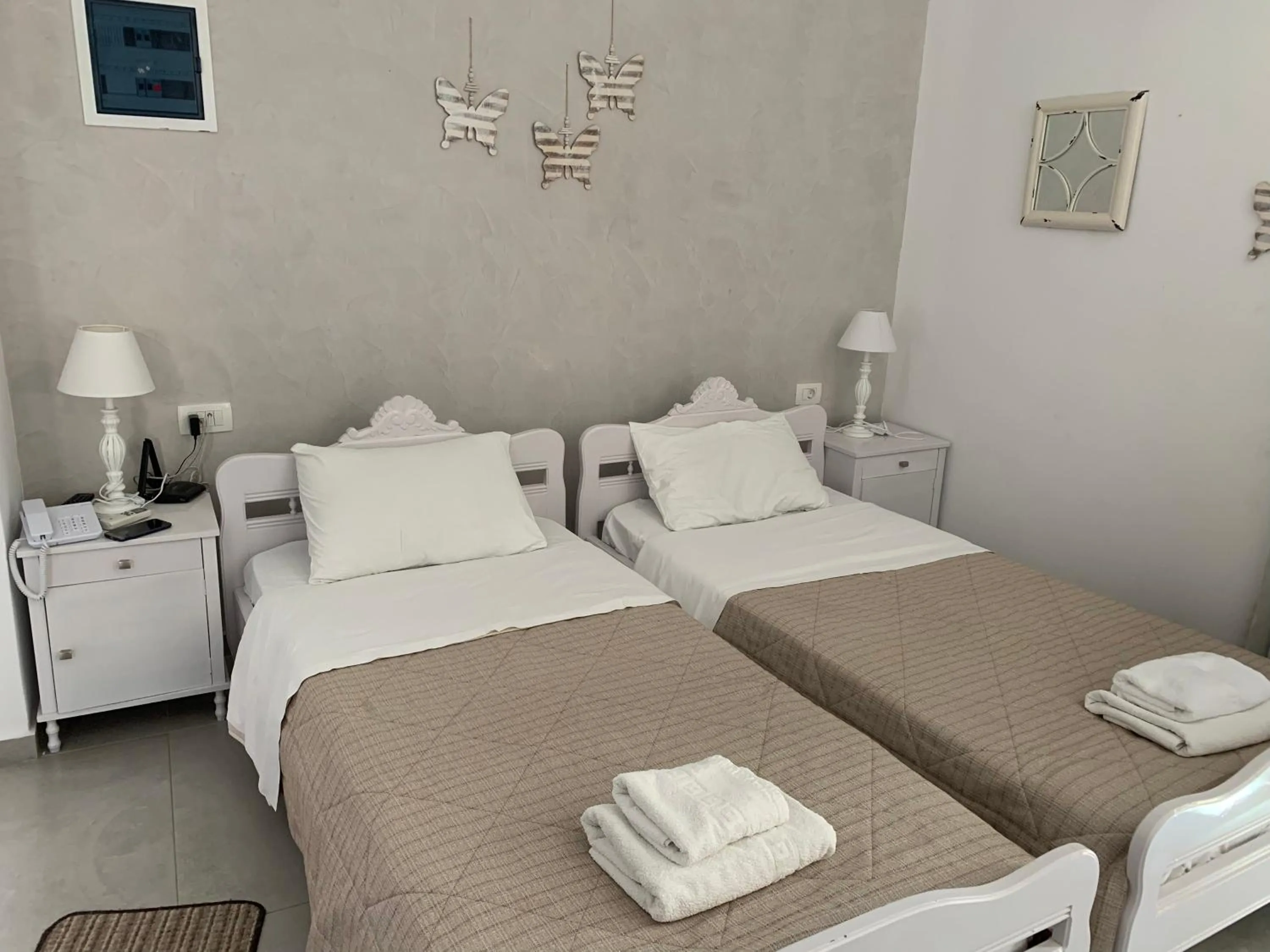 Bed in Blue Sea Hotel