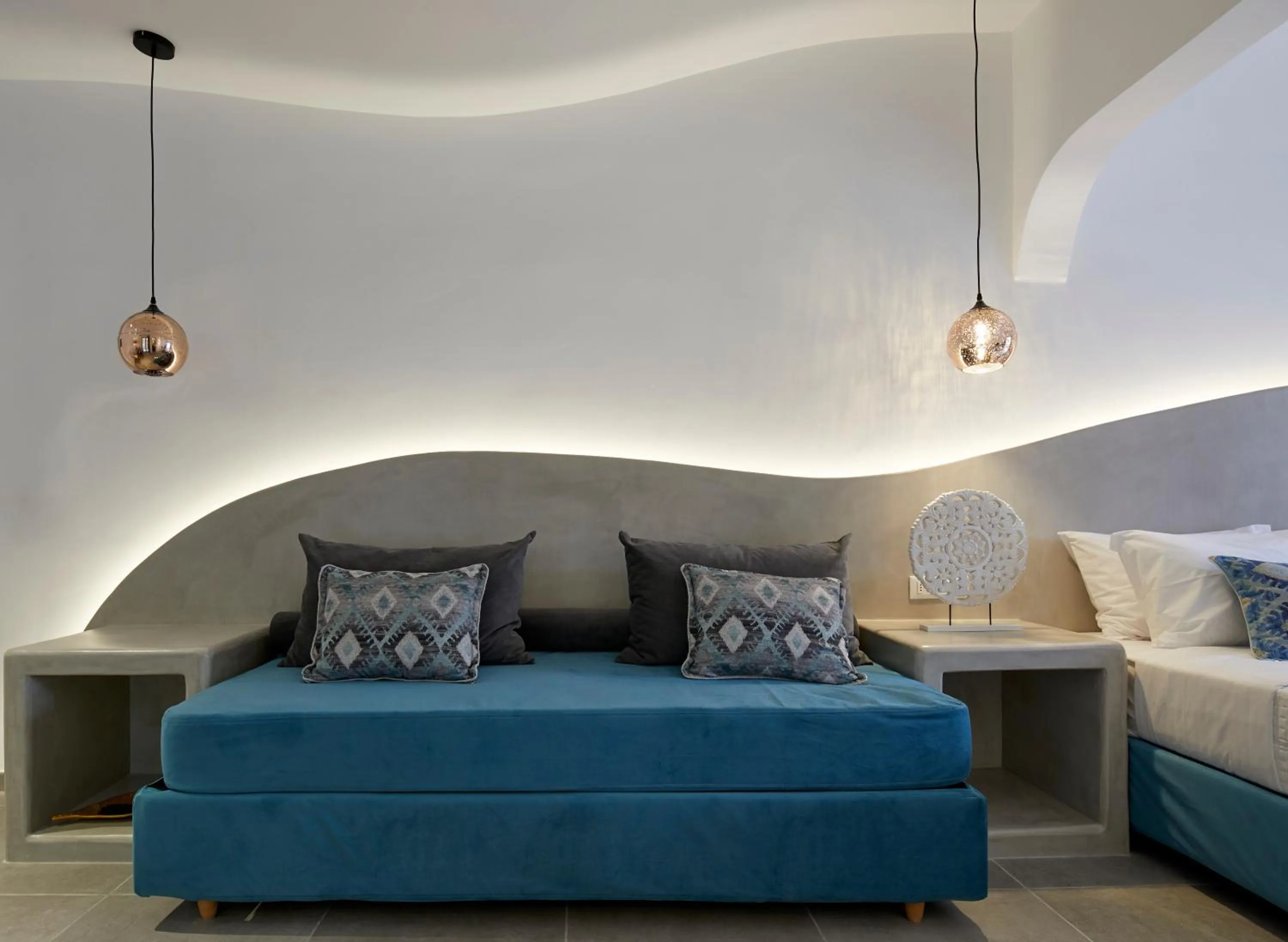 Bedroom in Blue Sea Hotel