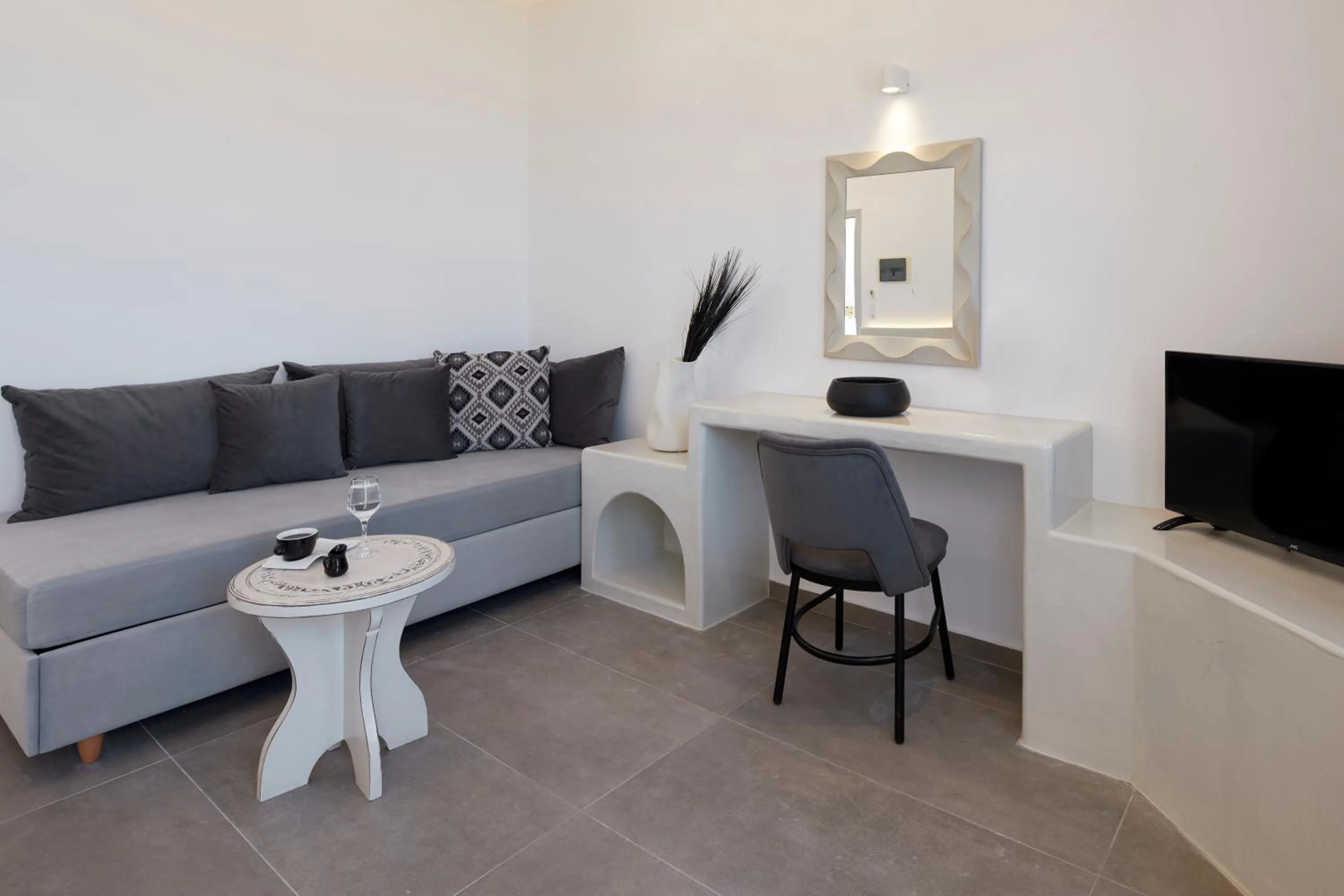 Seating area in Blue Sea Hotel