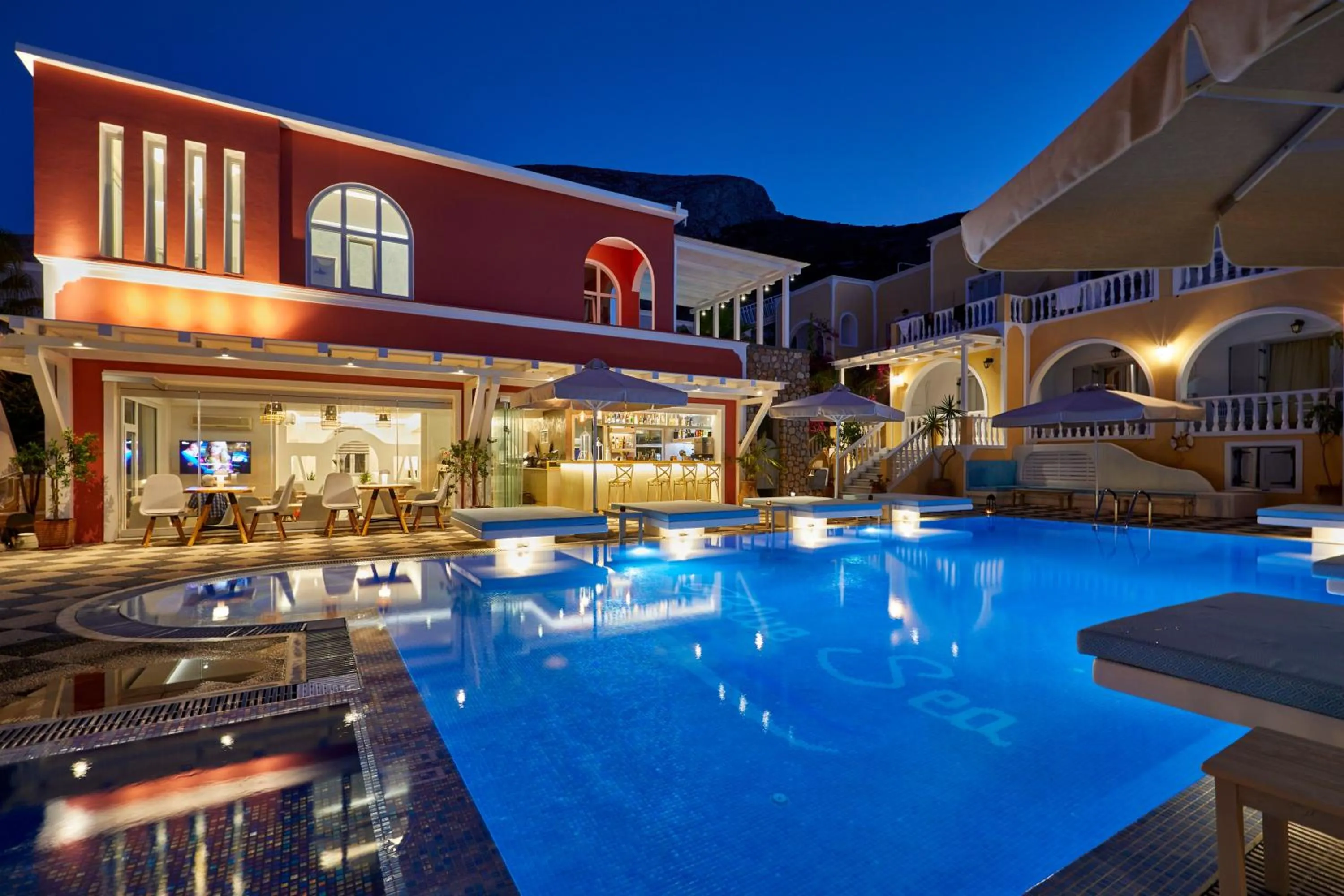 Property building in Blue Sea Hotel