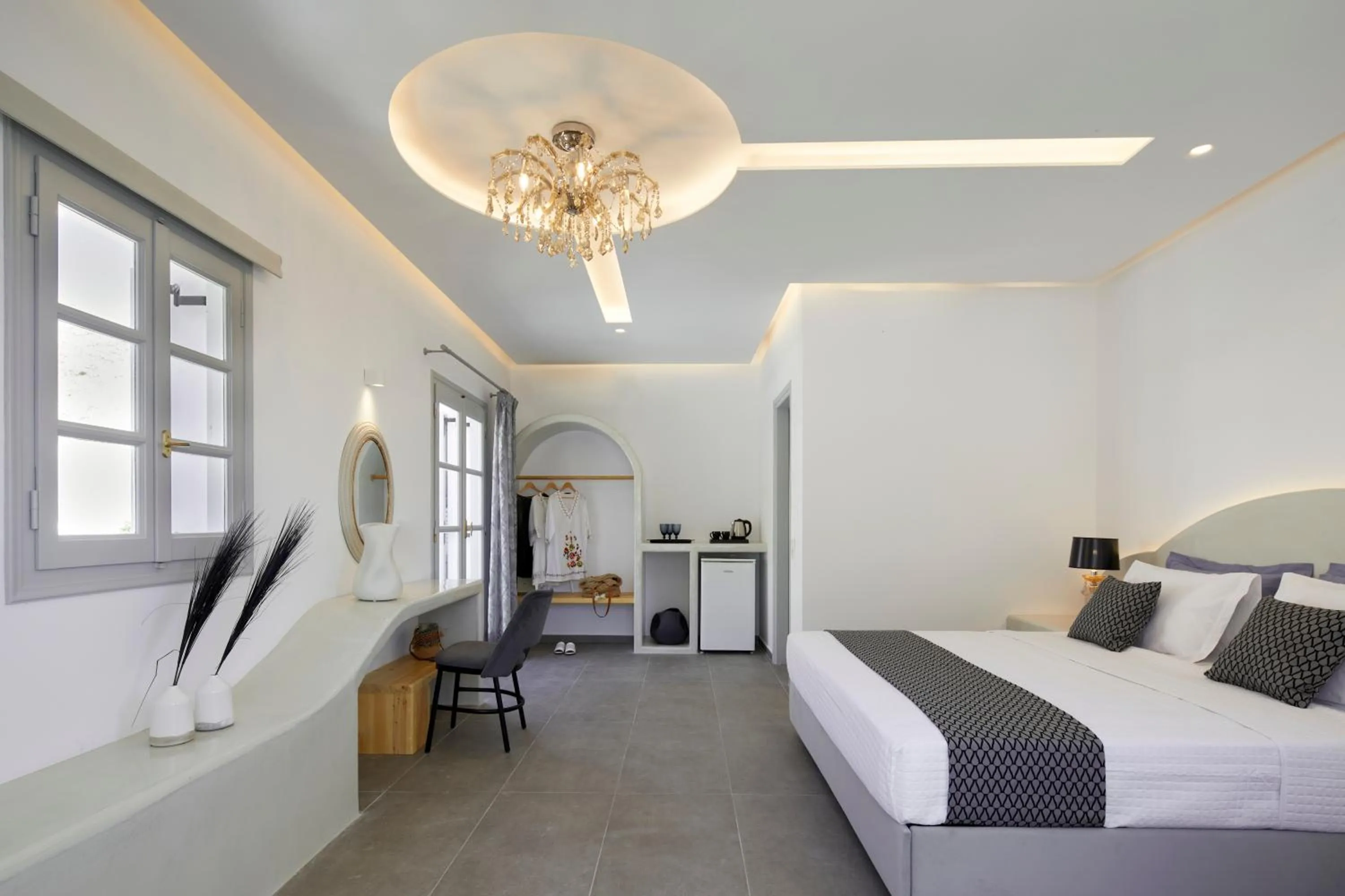 Bedroom, Bed in Blue Sea Hotel