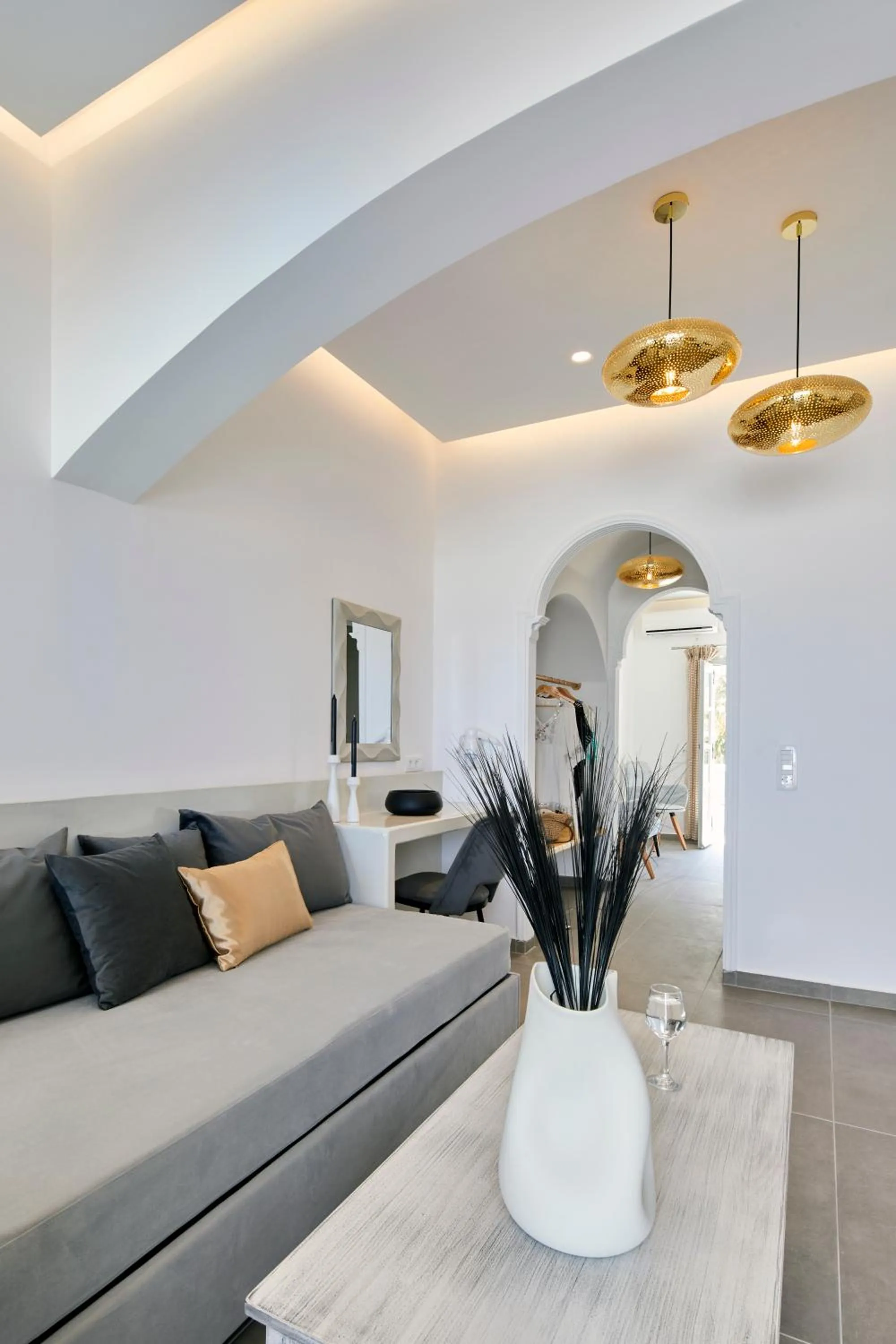 Seating area in Blue Sea Hotel