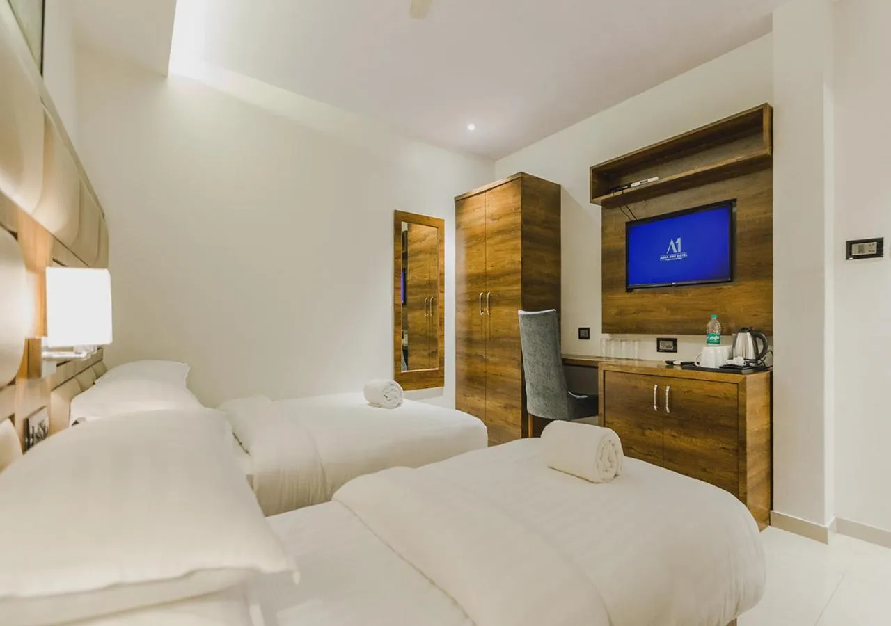 Bedroom, Bed in Aura One Hotel