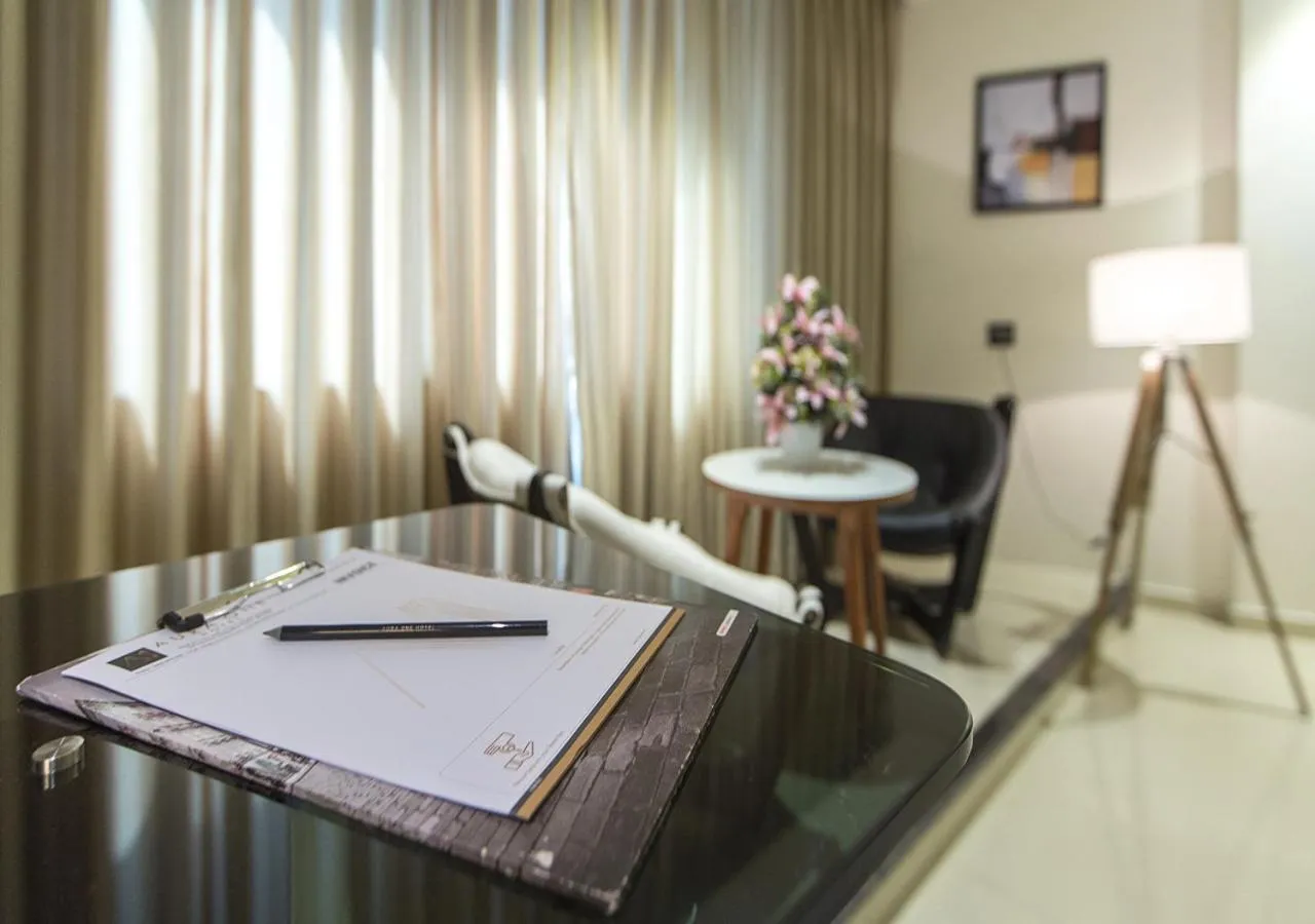 Living room in Aura One Hotel