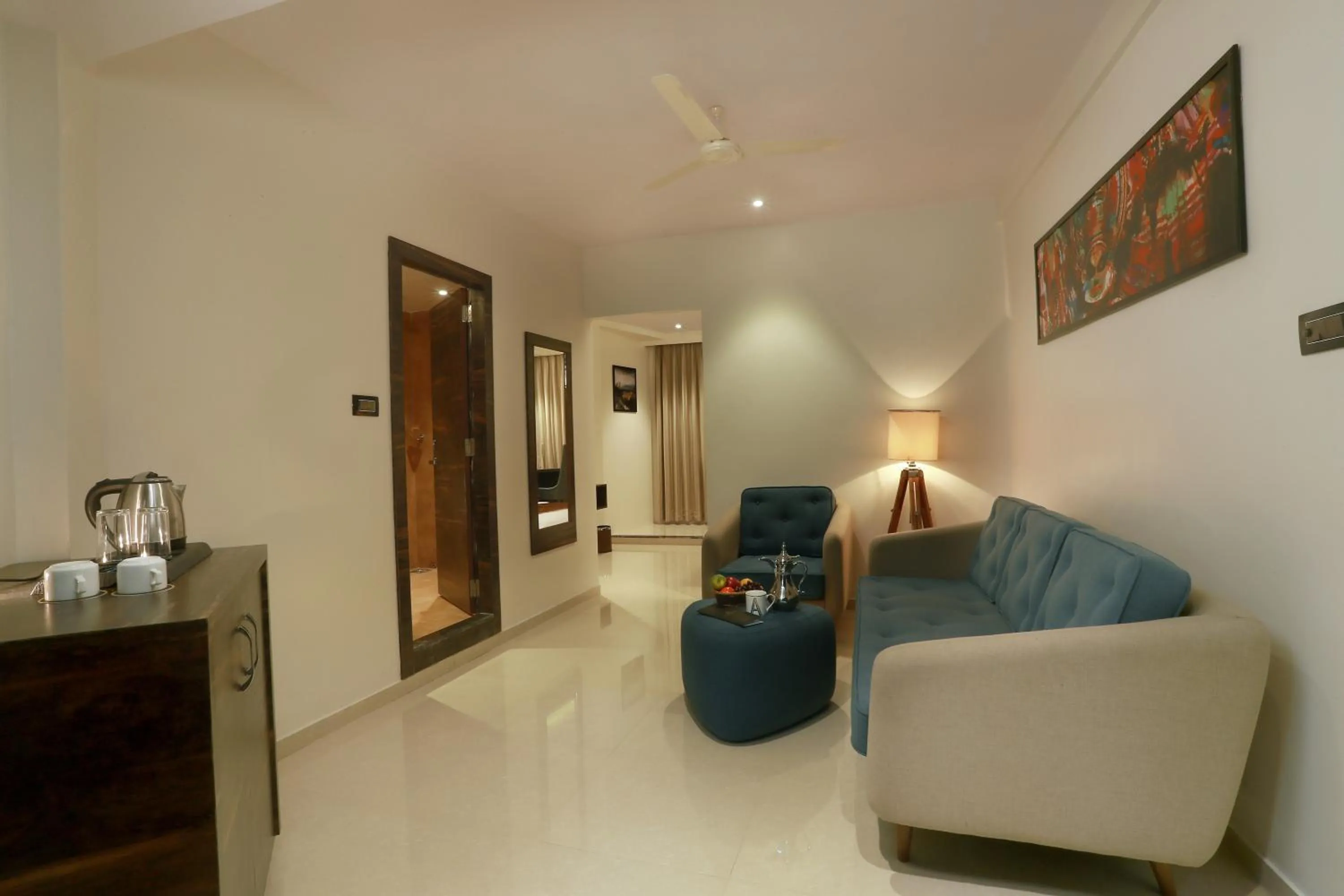 Living room in Aura One Hotel