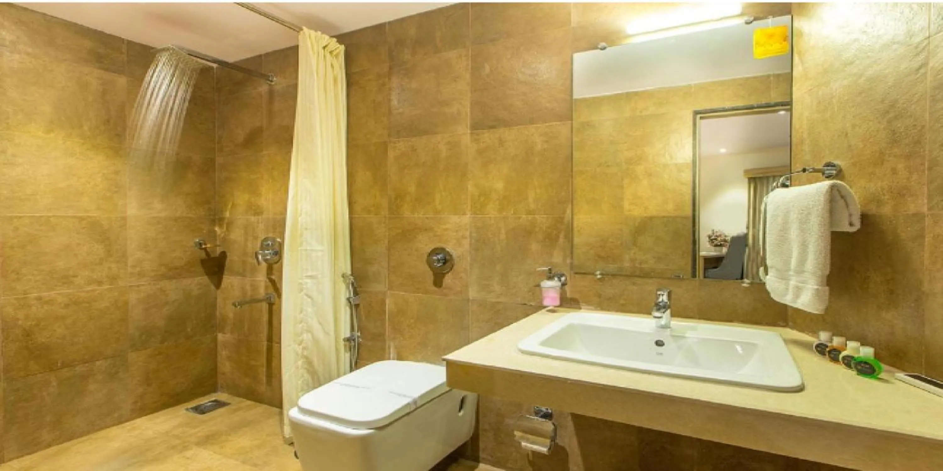 Bathroom in Aura One Hotel