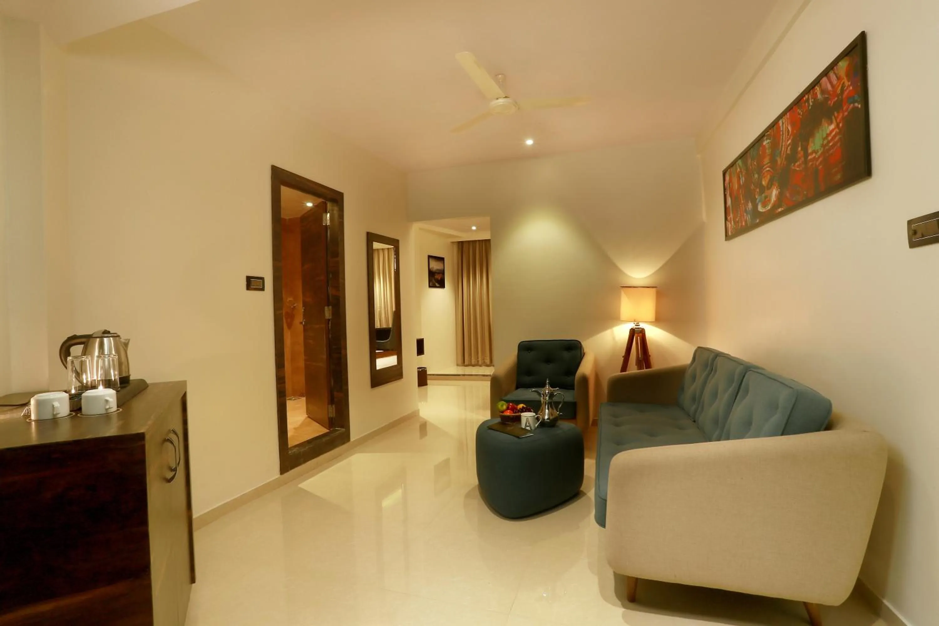 Living room in Aura One Hotel