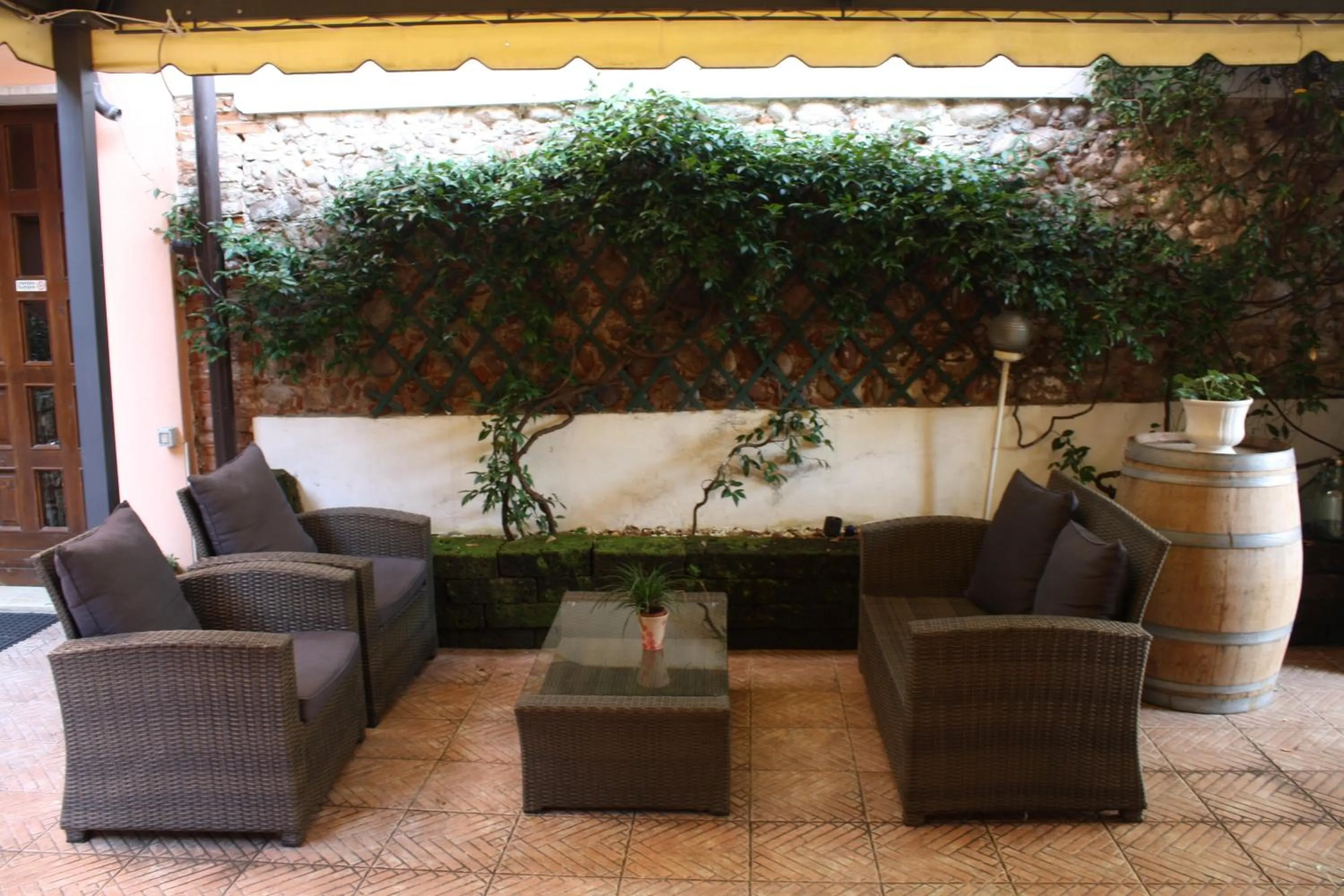 Patio in Hotel Milano San Giovanni Lupatoto