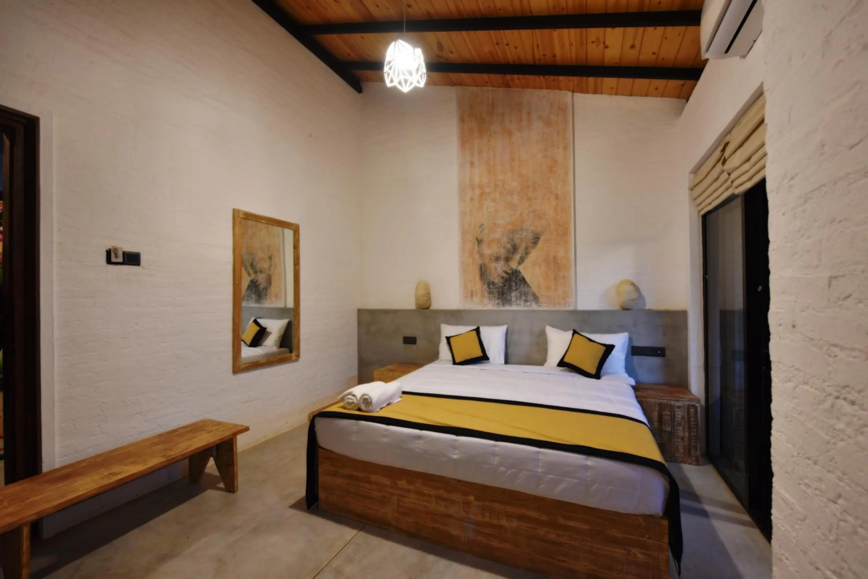 Bedroom, Bed in Ele Camp Udawalawe