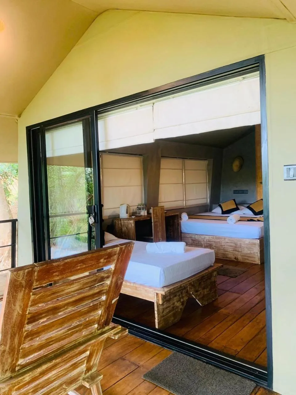 Property building, Bed in Ele Camp Udawalawe