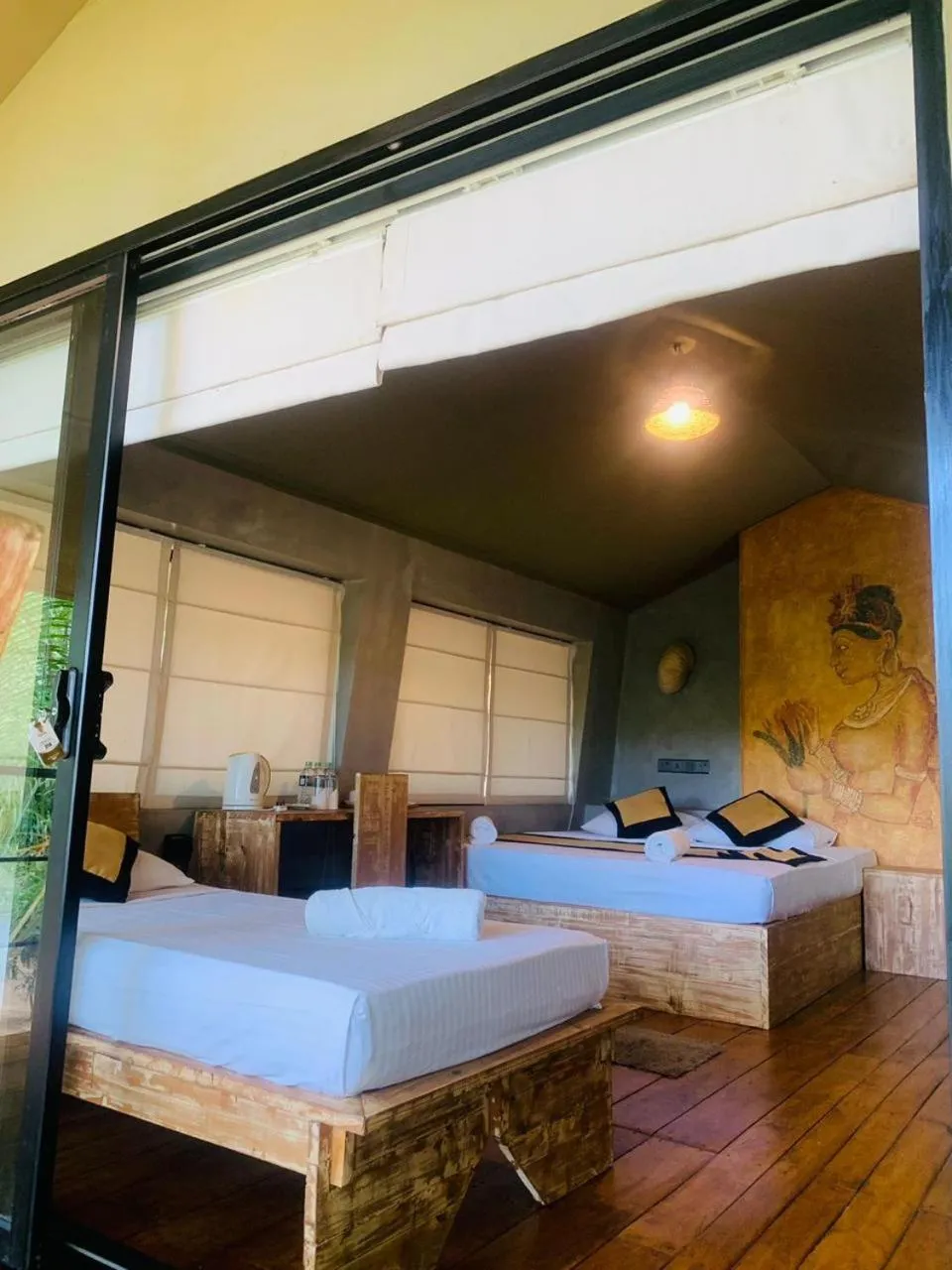 Property building, Bed in Ele Camp Udawalawe