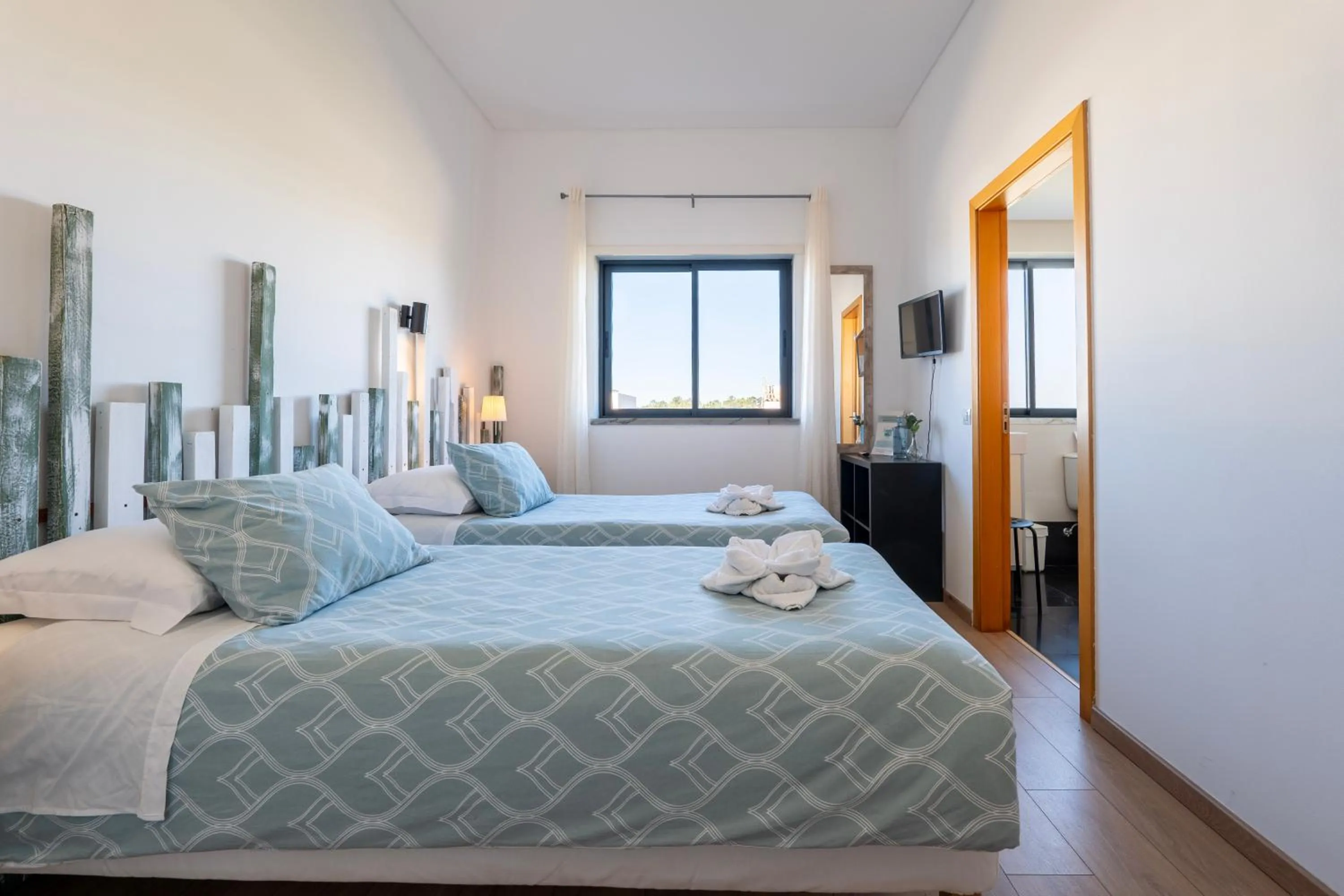 Bed in Alojamento Local Verde e Mar