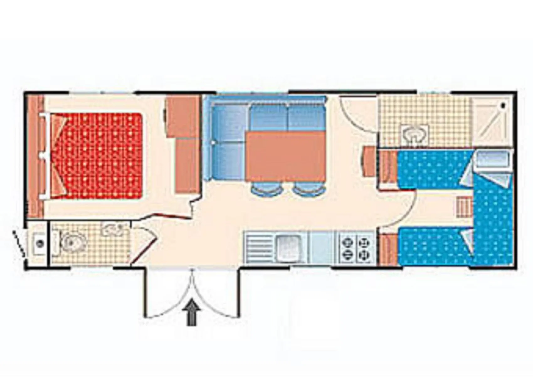 Floor plan in Camping Serenissima