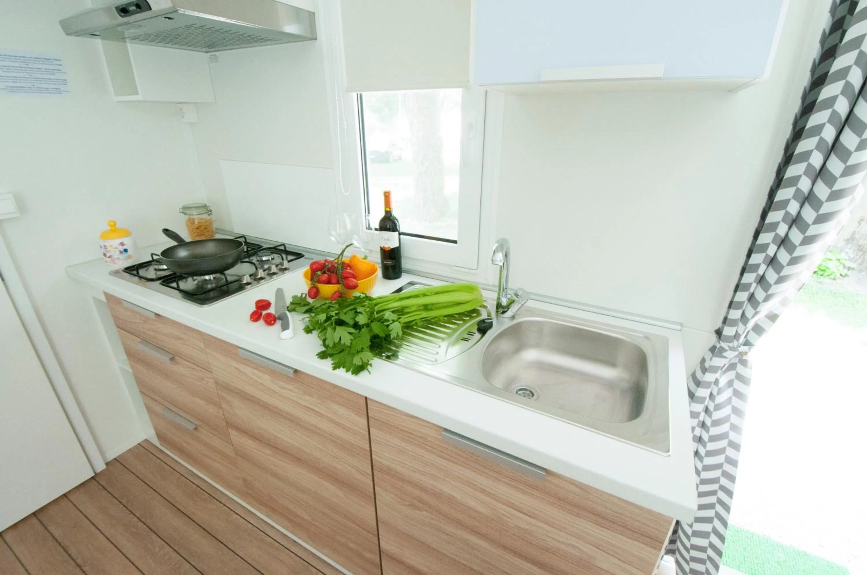 Kitchen or kitchenette in Camping Serenissima