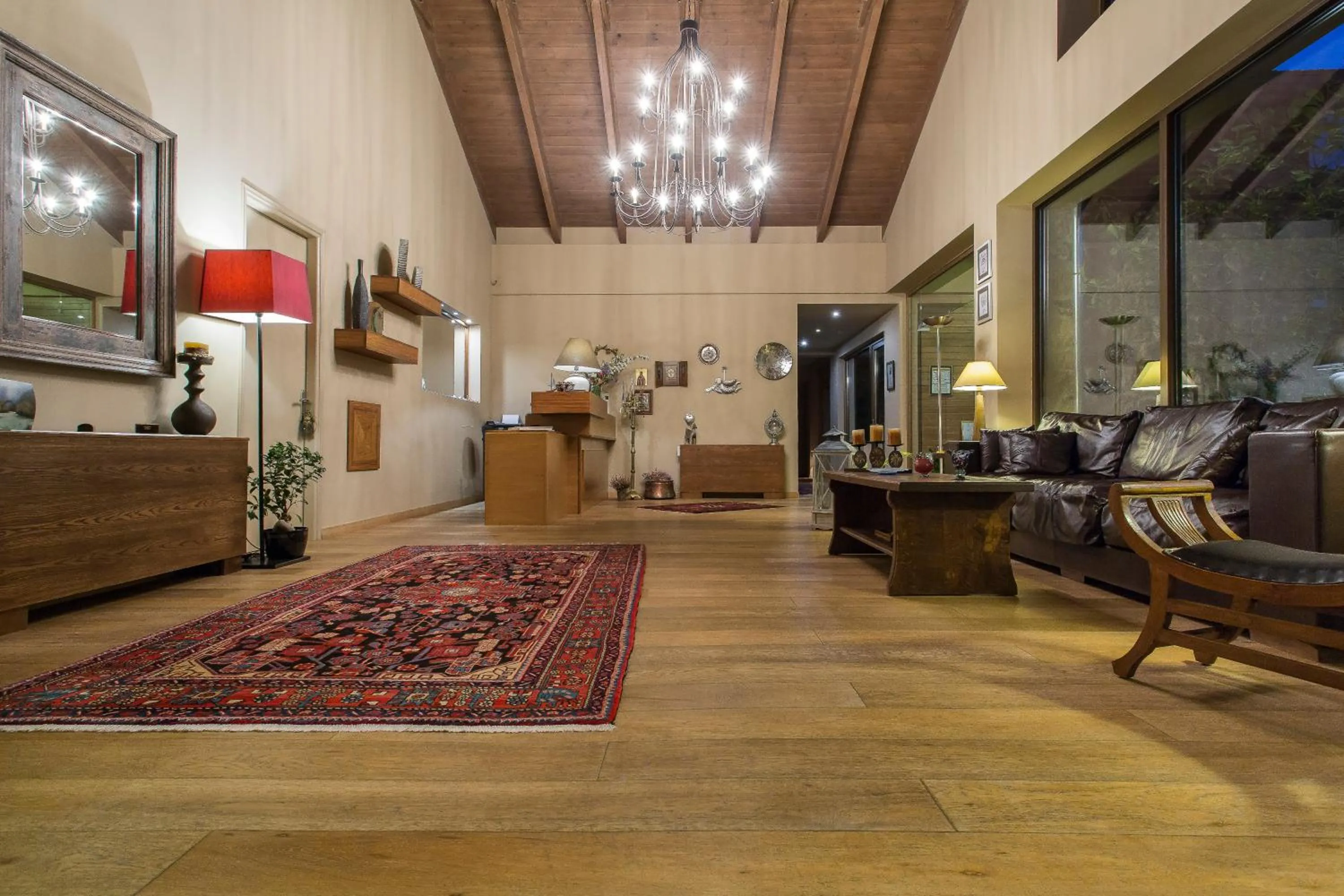 Lobby or reception in Orizontes Tzoumerkon Hotel Resort