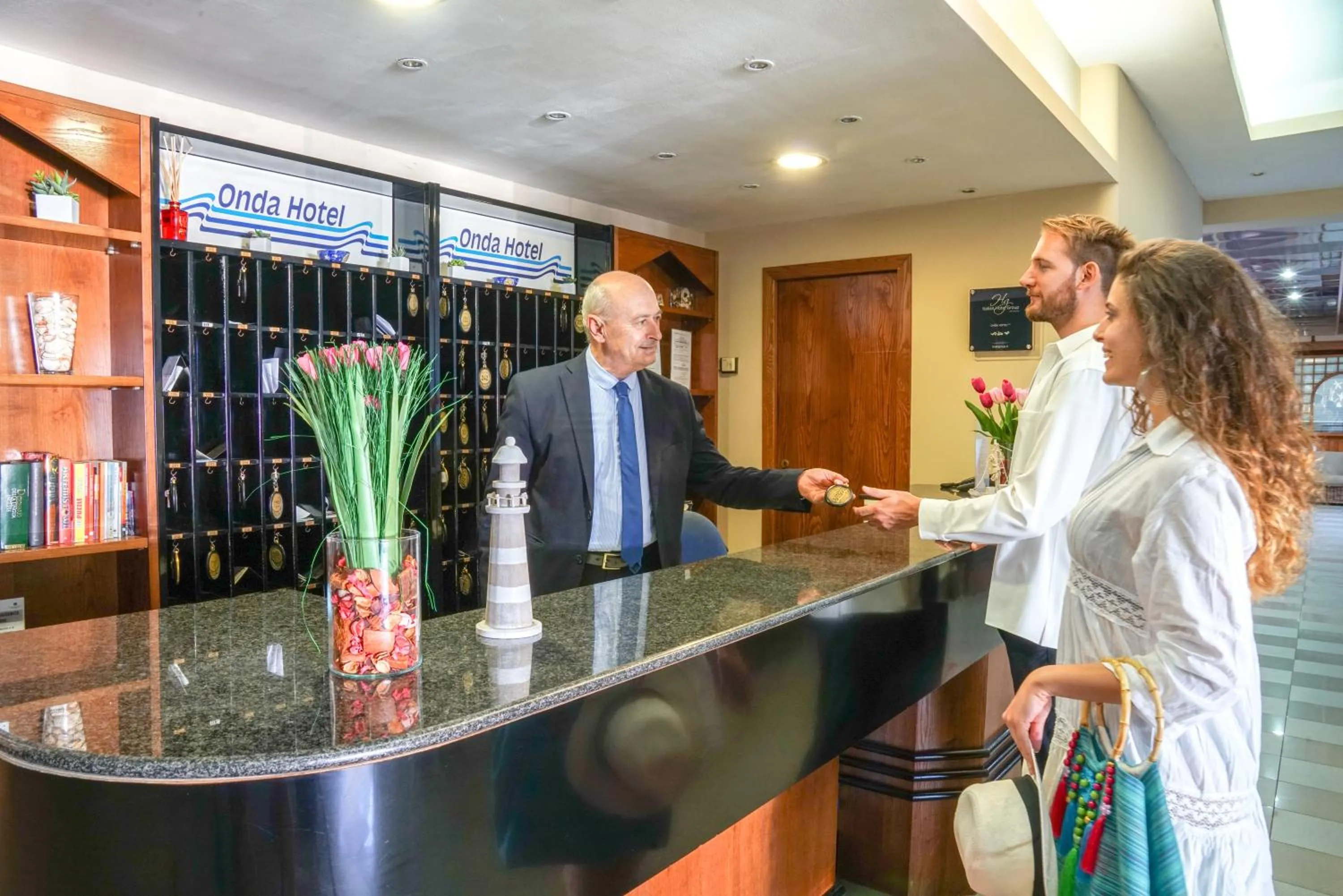 Lobby or reception in Onda Hotel