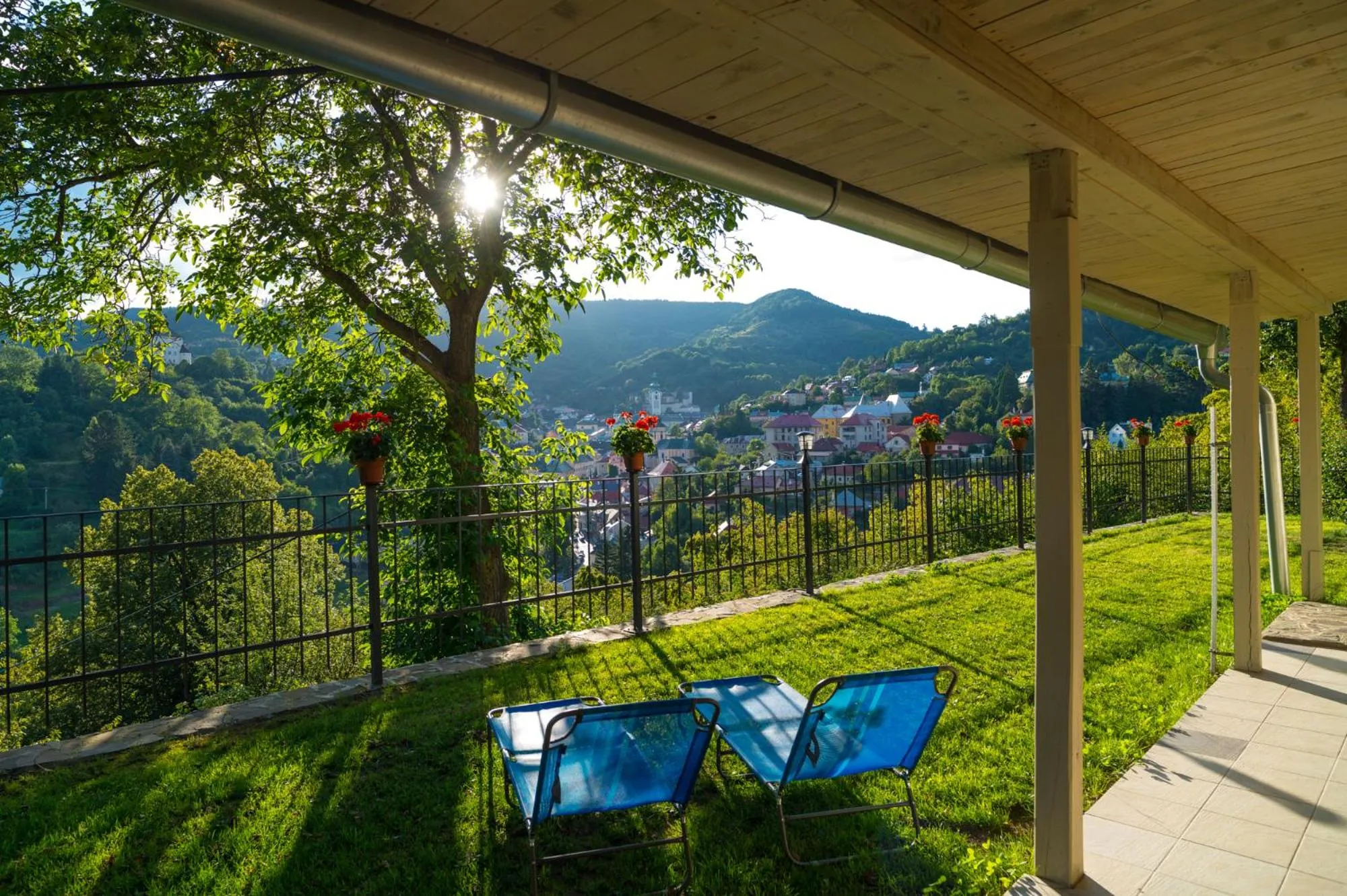 Balcony/Terrace in Penzion na Kopci