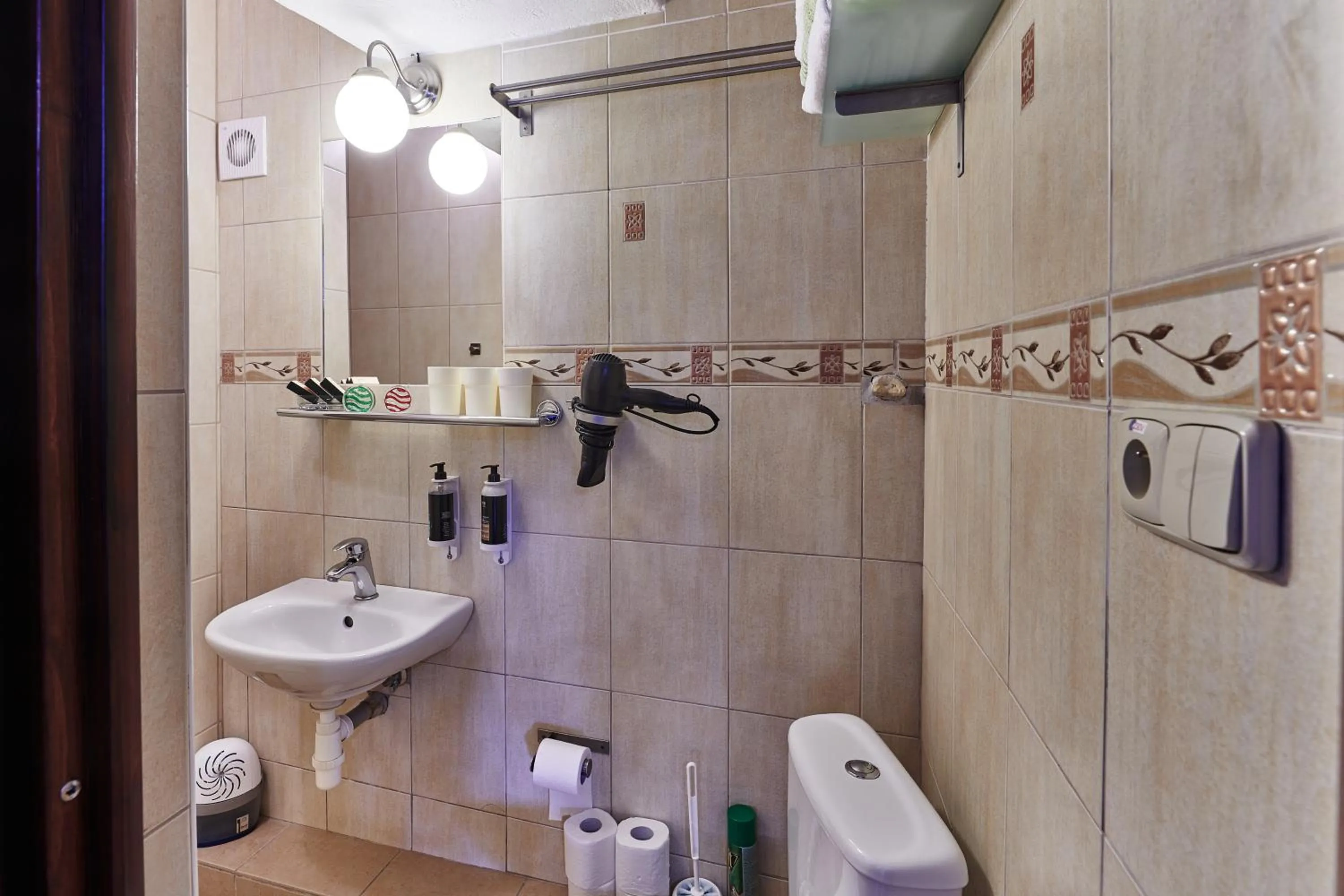 Bathroom in Penzion na Kopci