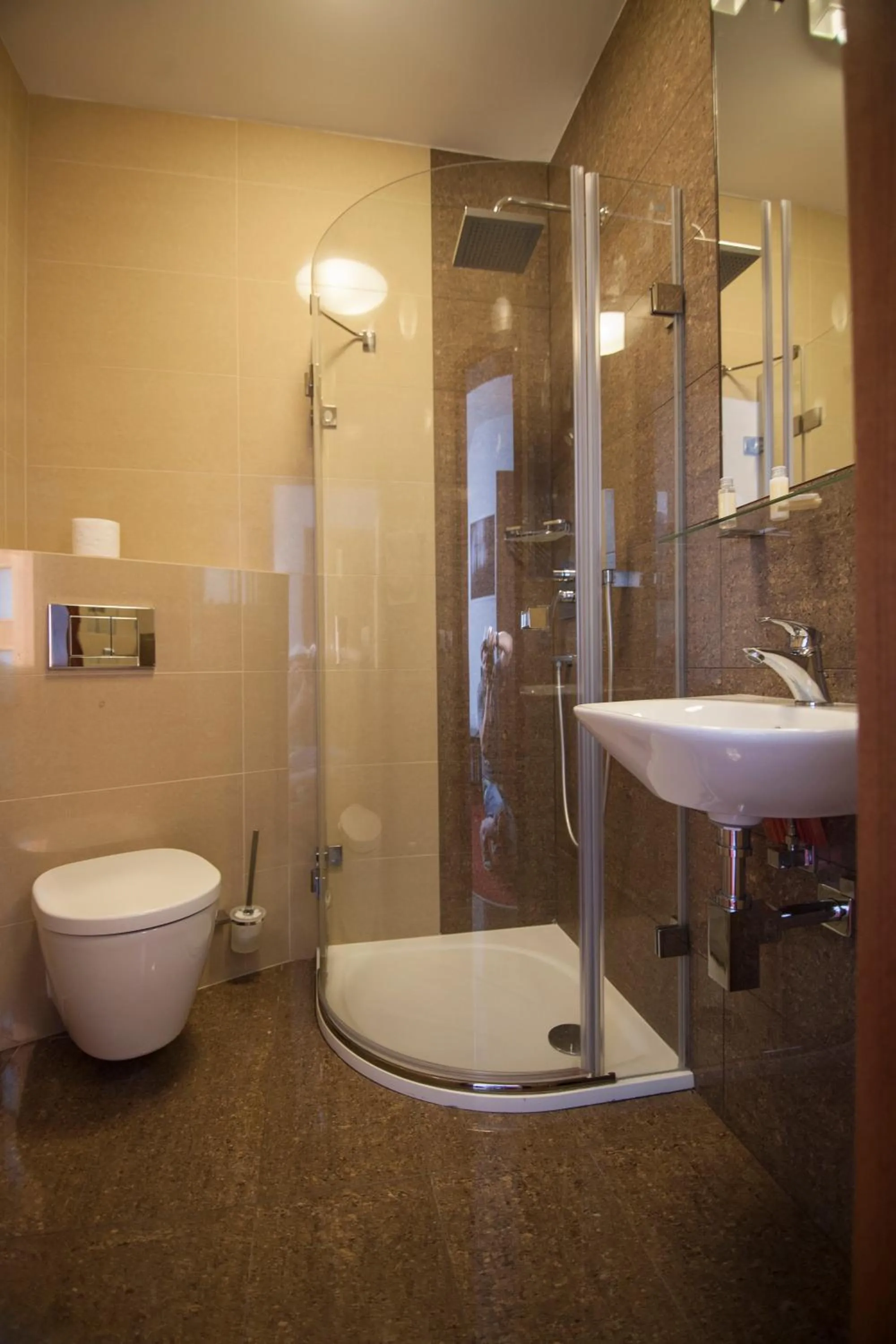 Bathroom in Hotel Krušnohorský Dvůr